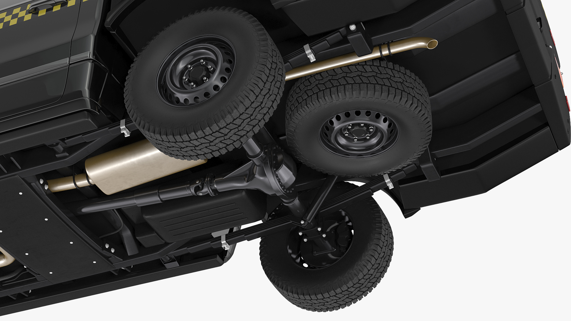 3D Prisoner Transport Vehicle Rigged model