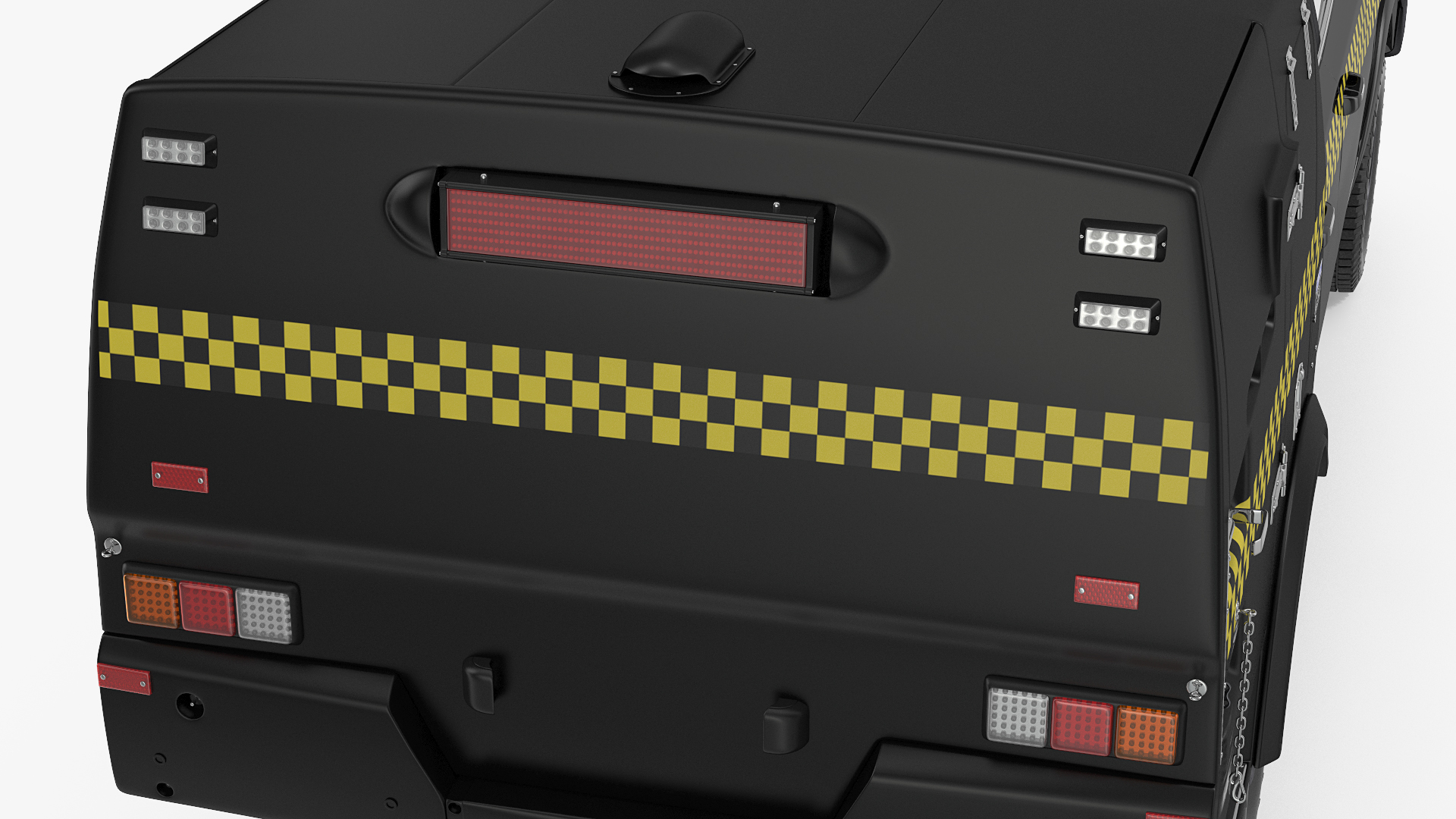 3D Prisoner Transport Vehicle Rigged model