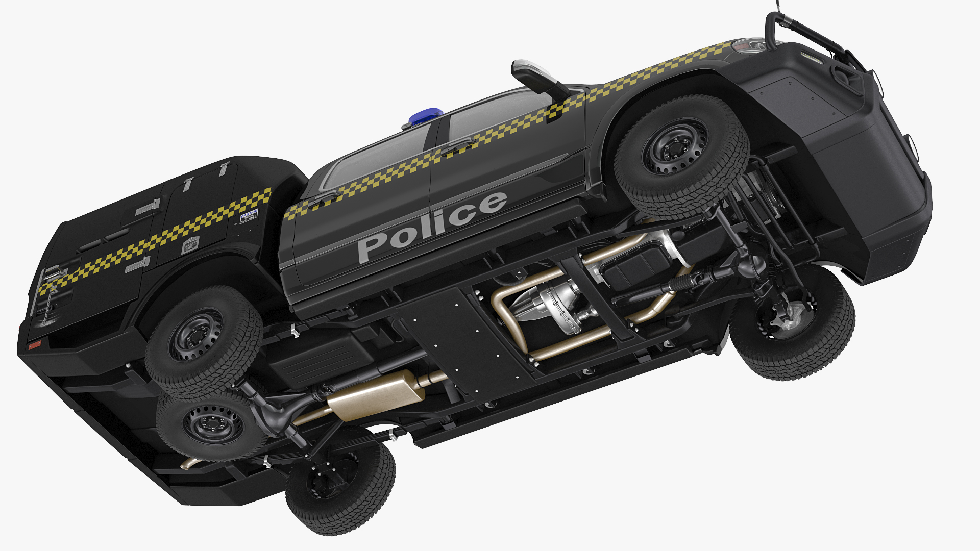 3D Prisoner Transport Vehicle Rigged model