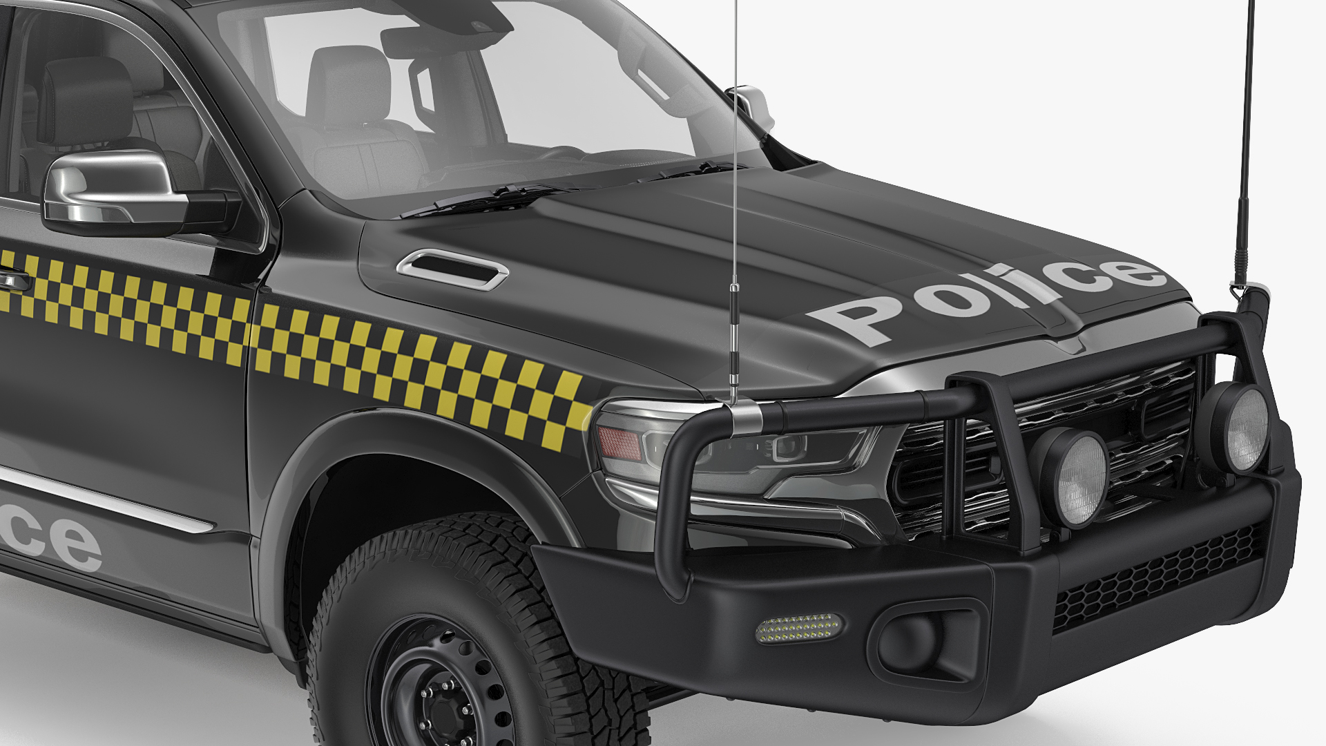 3D Prisoner Transport Vehicle Rigged model