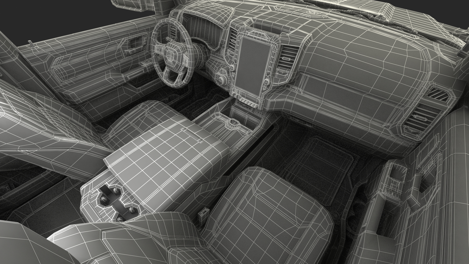 3D Prisoner Transport Vehicle Rigged model
