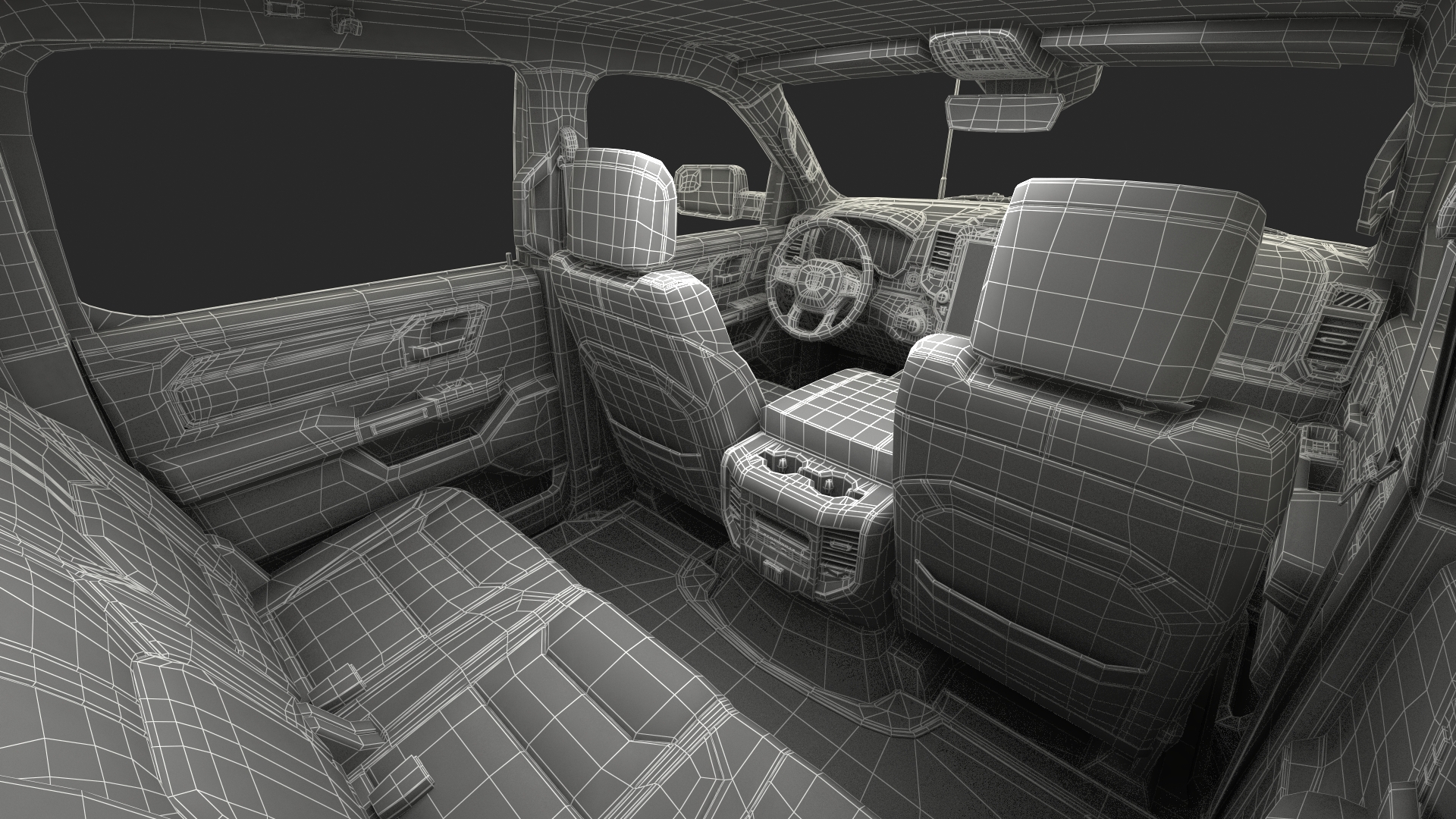3D Prisoner Transport Vehicle Rigged model