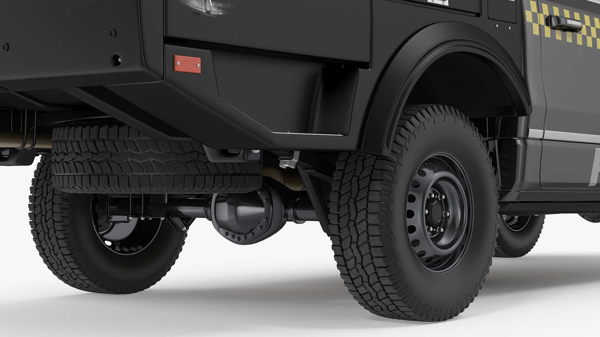 3D Prisoner Transport Vehicle Rigged model