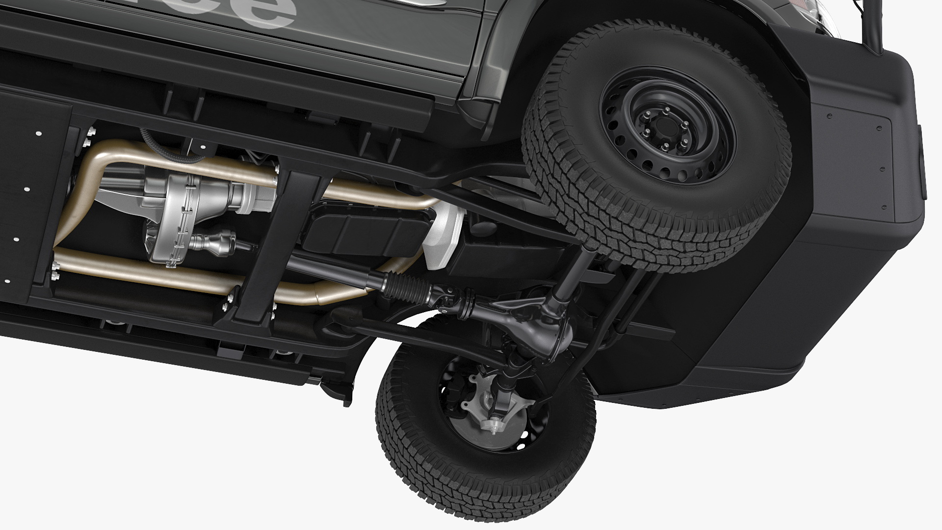 3D Prisoner Transport Vehicle Rigged model
