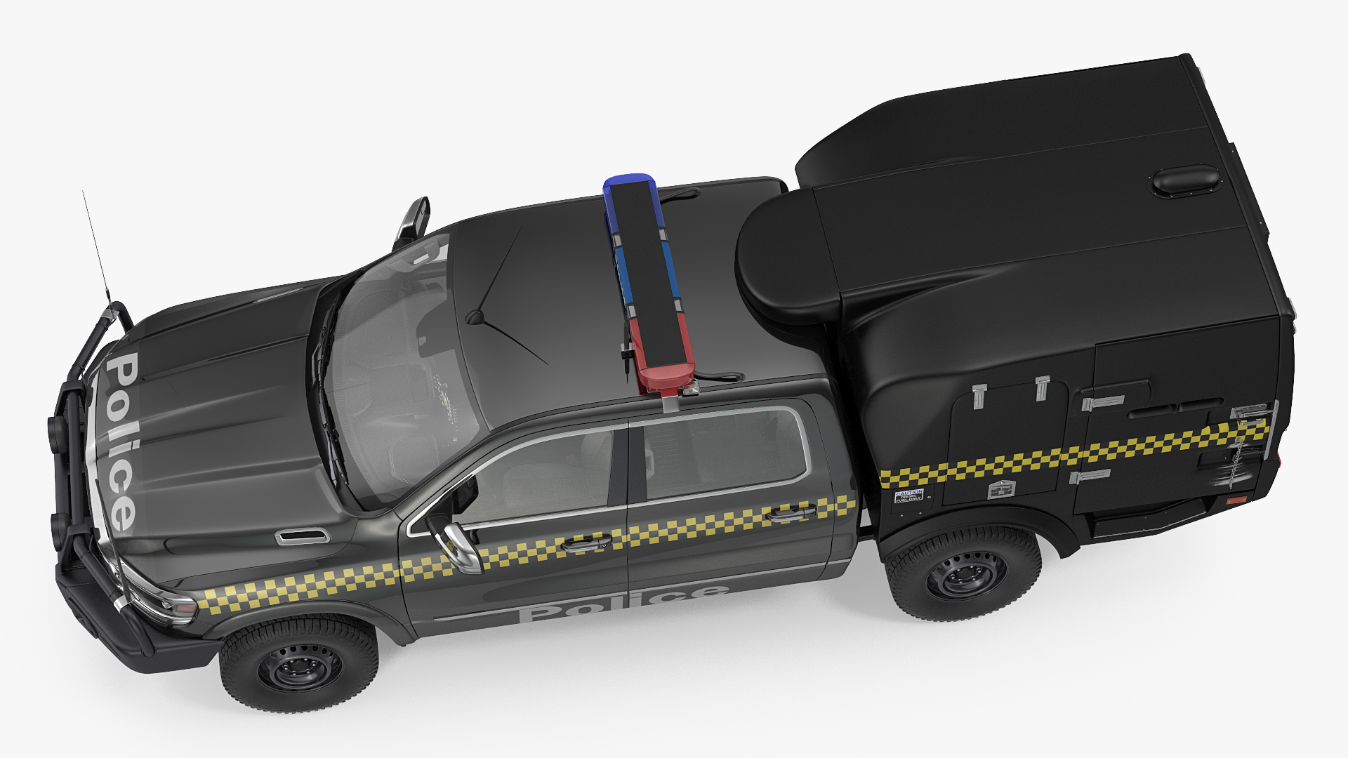 3D Prisoner Transport Vehicle Rigged model