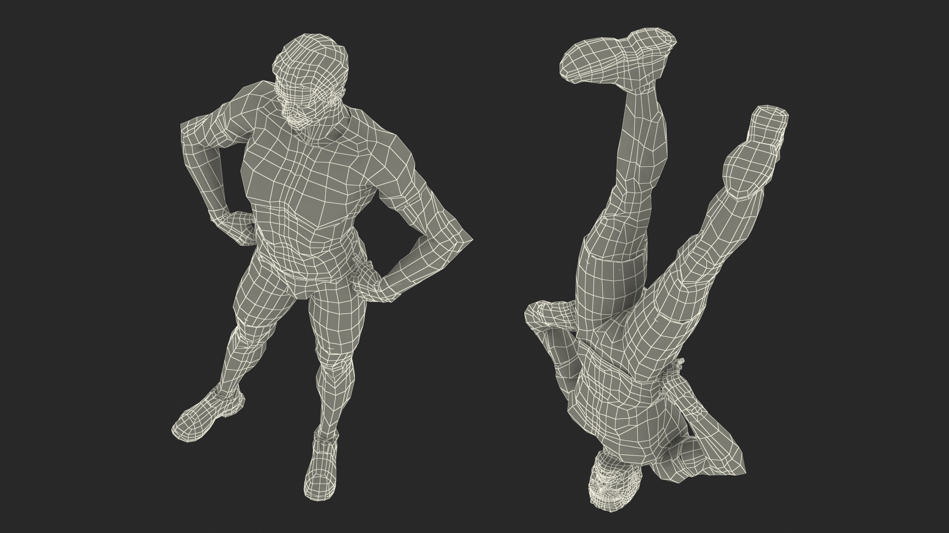 Fitness Trainer Standing Pose 3D model
