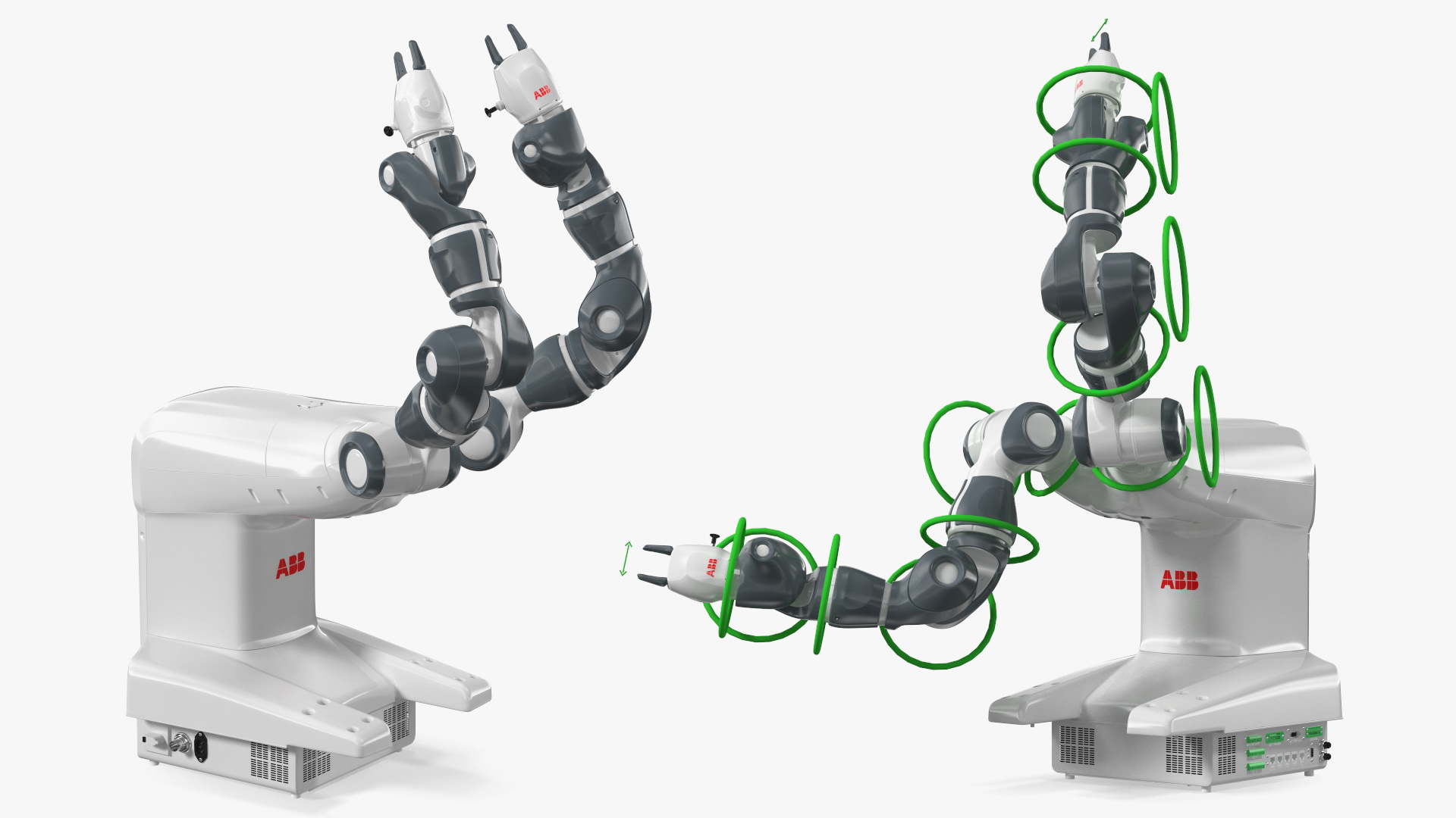3D model ABB YuMi IRB 14000 Collaborative Robot Rigged