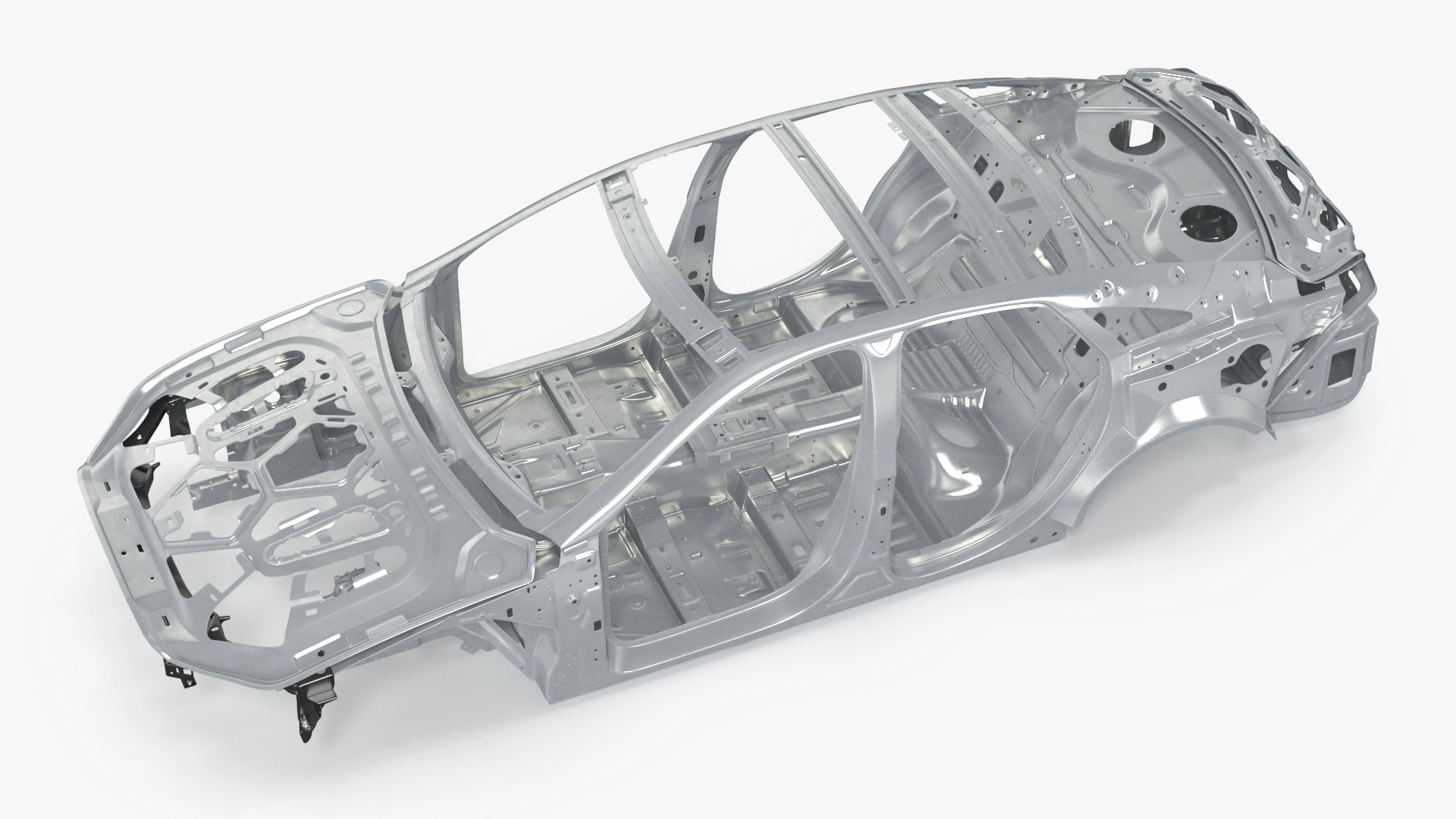 3D Car Frame Rigged