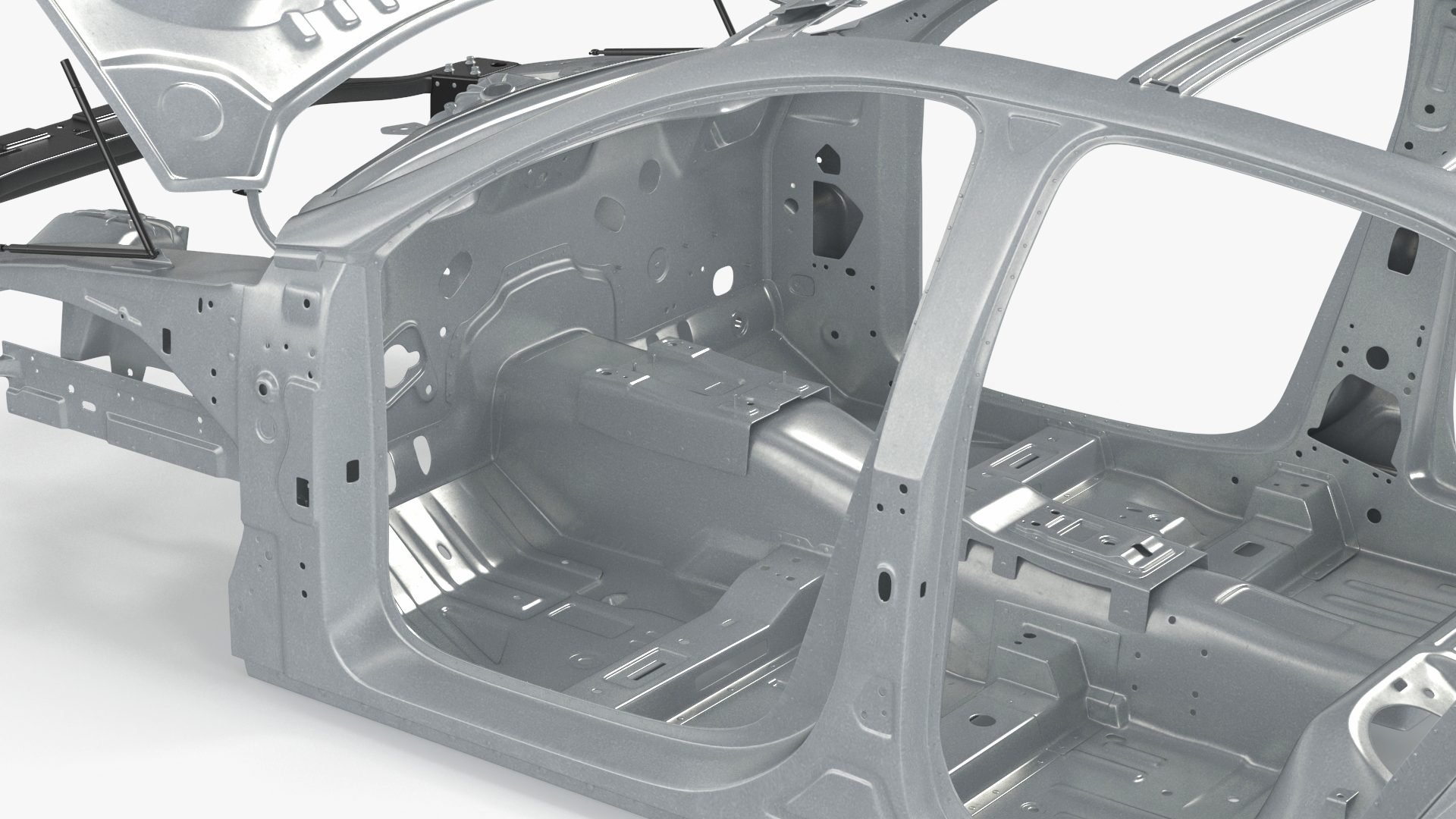 3D Car Frame Rigged