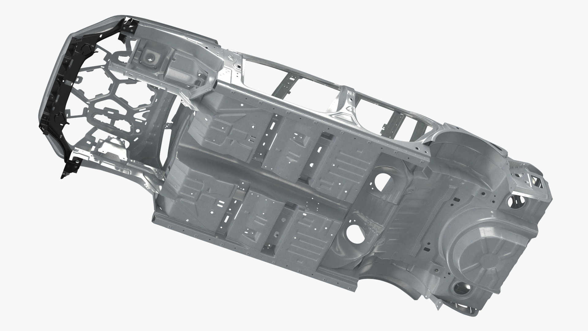 3D Car Frame Rigged