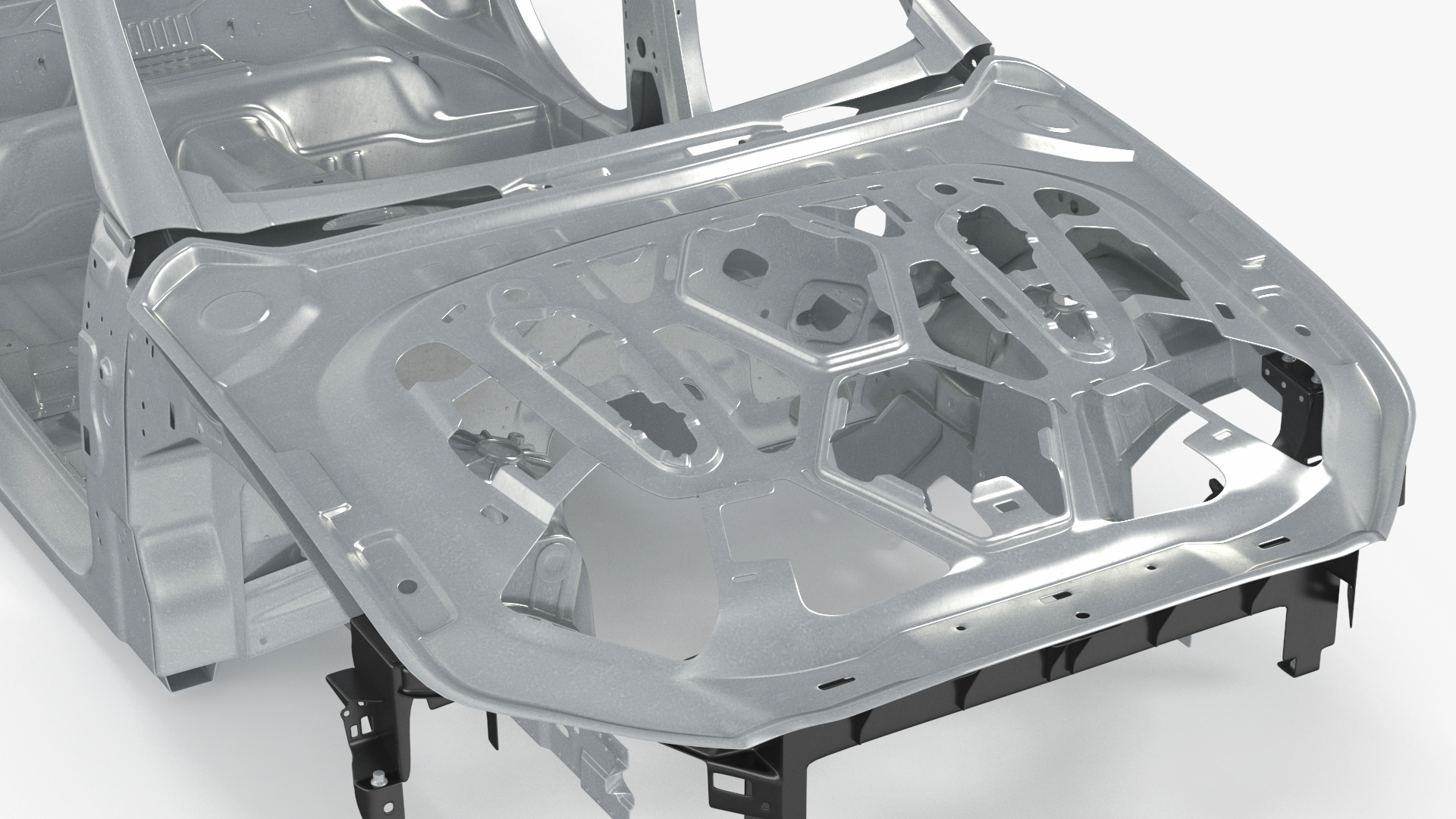 3D Car Frame Rigged