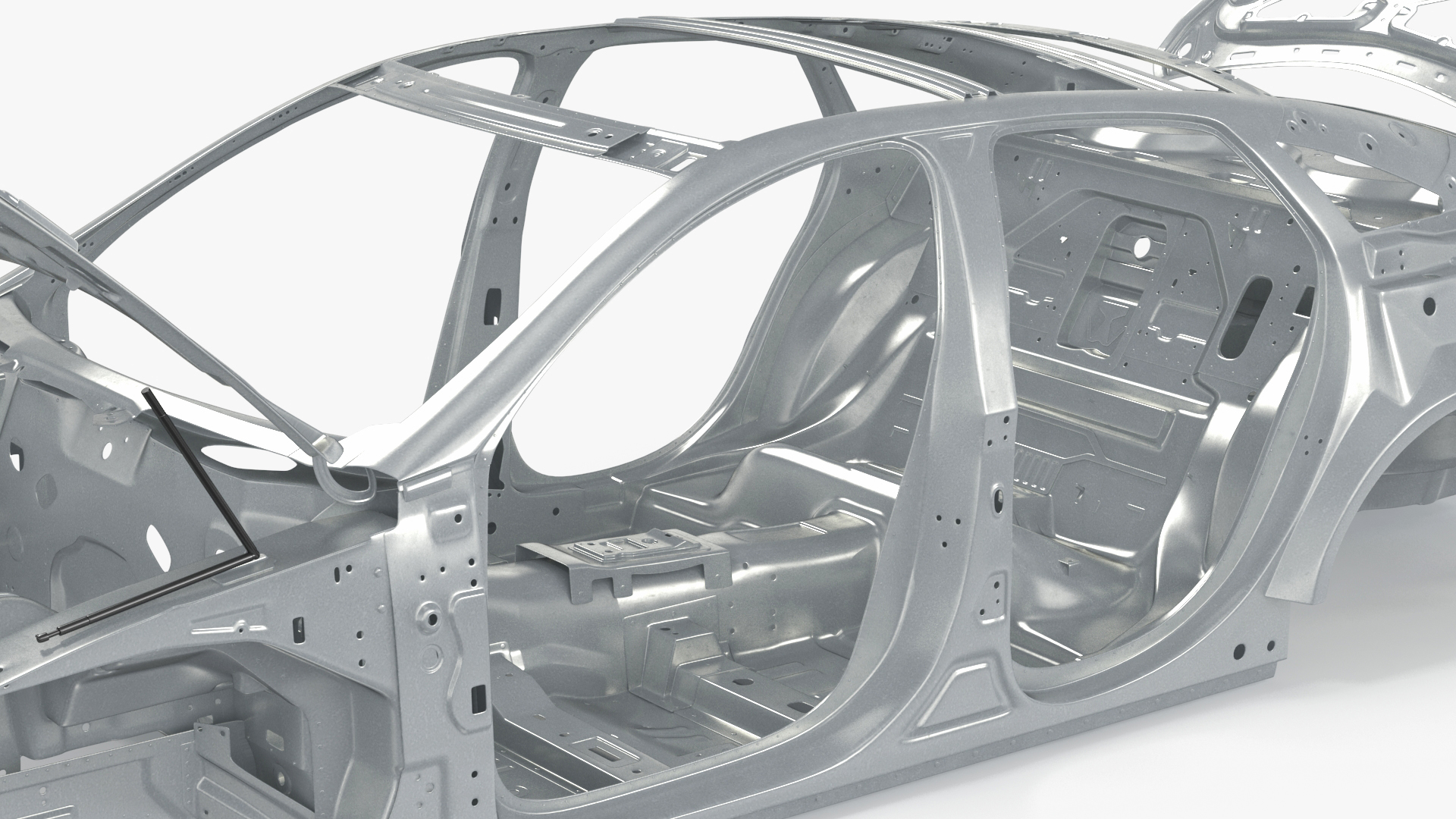 3D Car Frame Rigged
