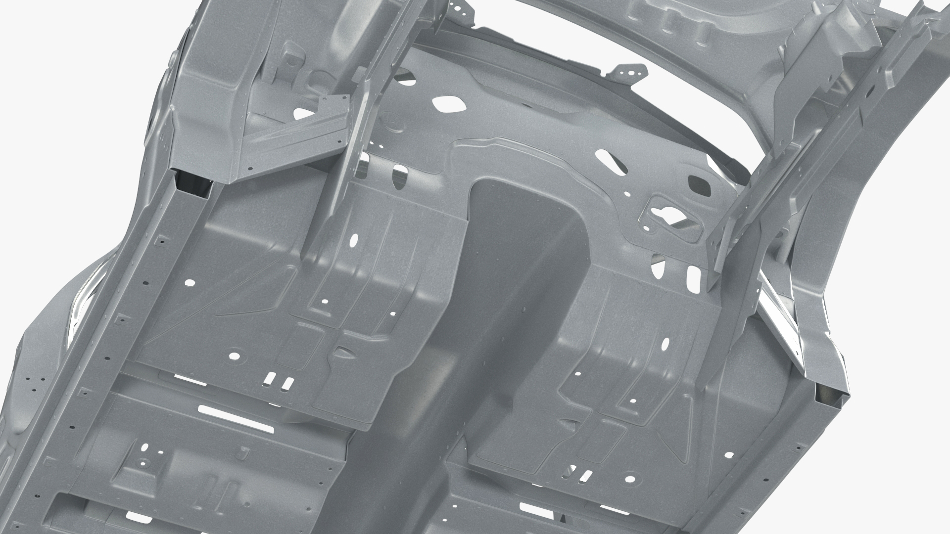 3D Car Frame Rigged