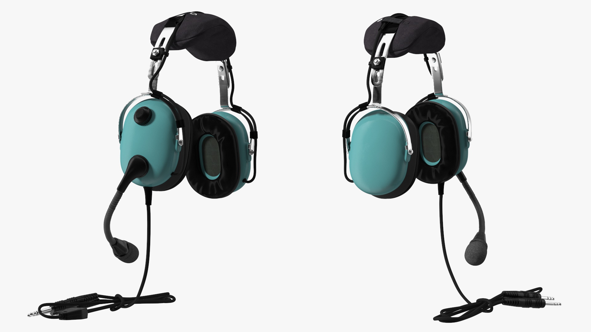 Aviation Headset Hanging 3D model