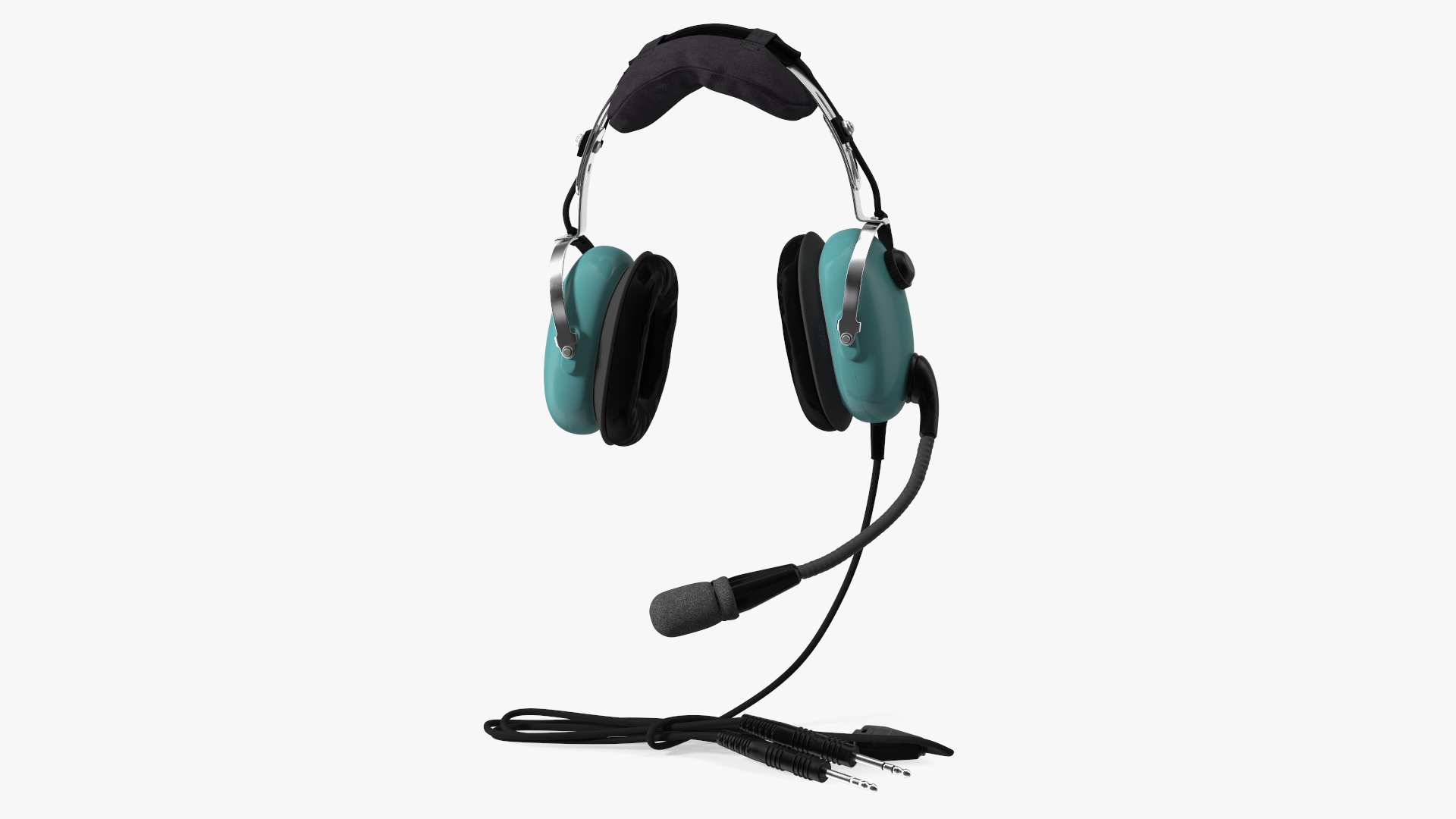Aviation Headset Hanging 3D model