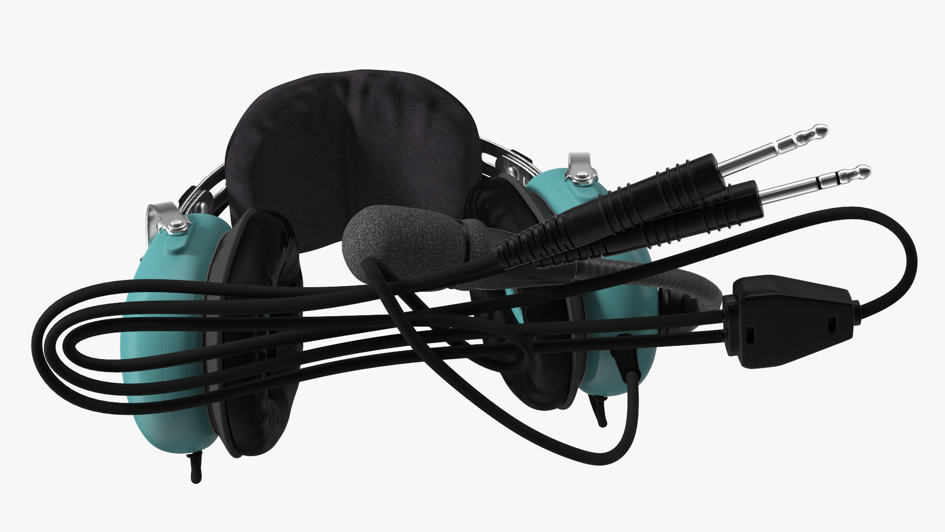 Aviation Headset Hanging 3D model