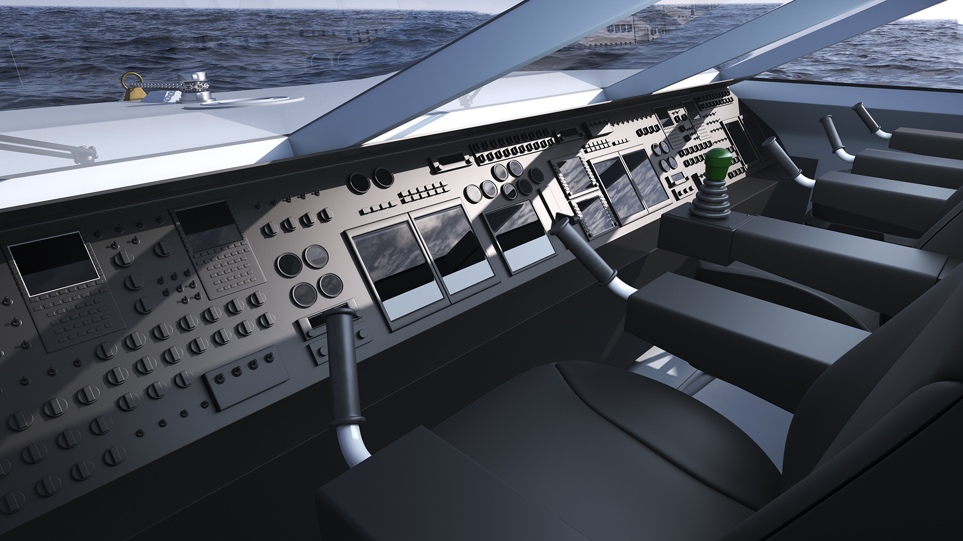 M80 Stiletto Stealth Naval Ship Rigged for Cinema 4D 3D