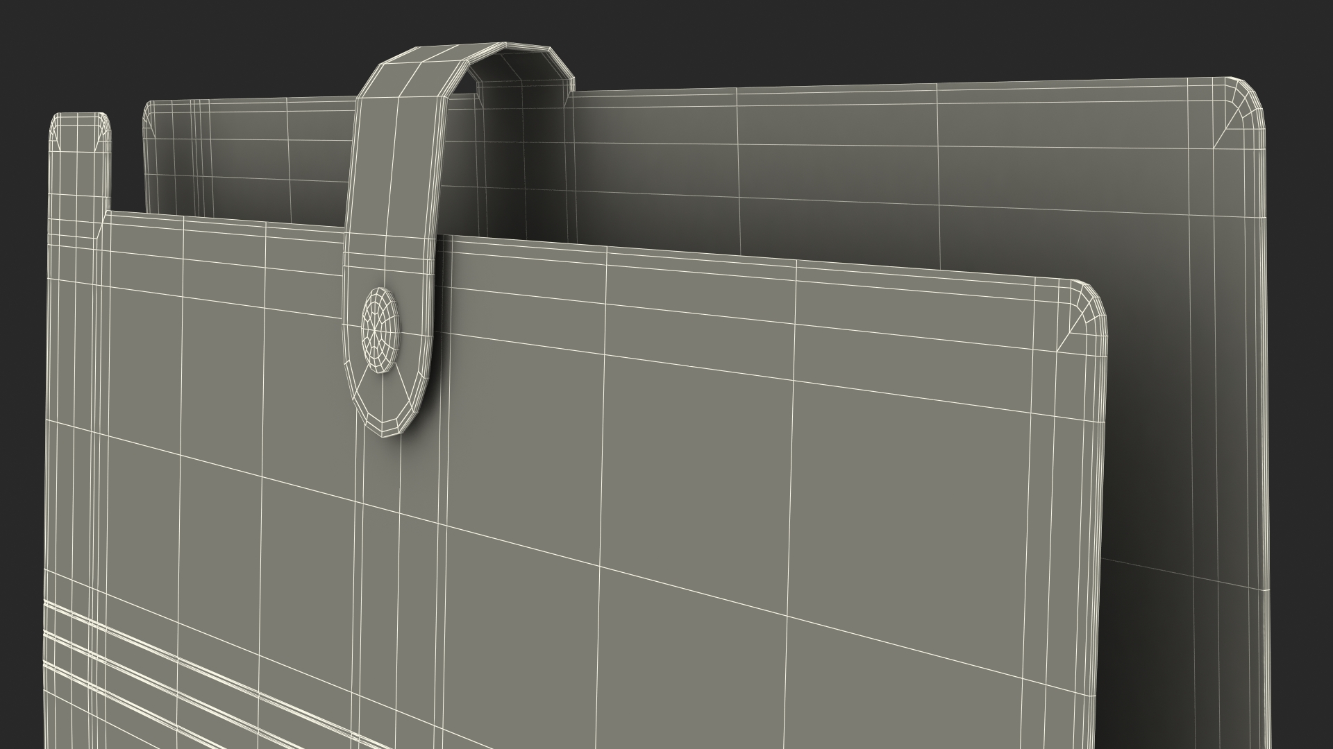 Plastic Folder Empty Closed 3D