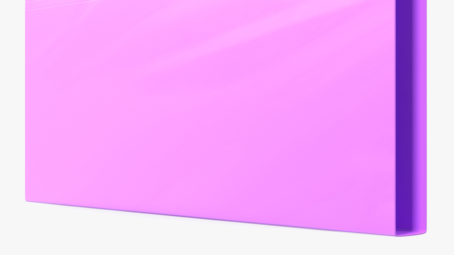 Plastic Folder Empty Closed 3D
