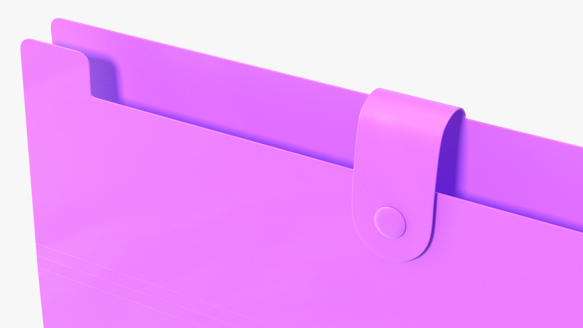 Plastic Folder Empty Closed 3D