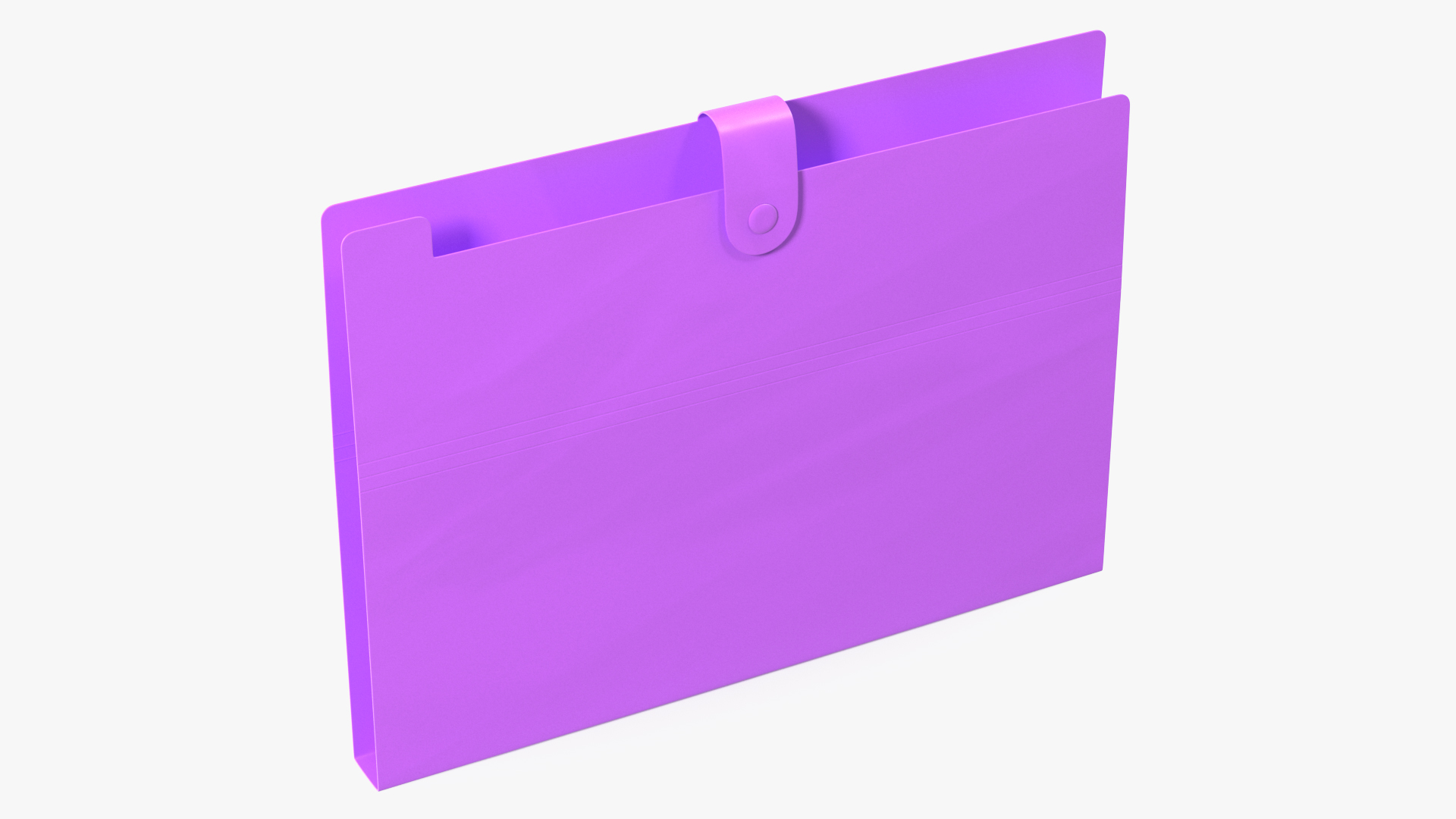 Plastic Folder Empty Closed 3D