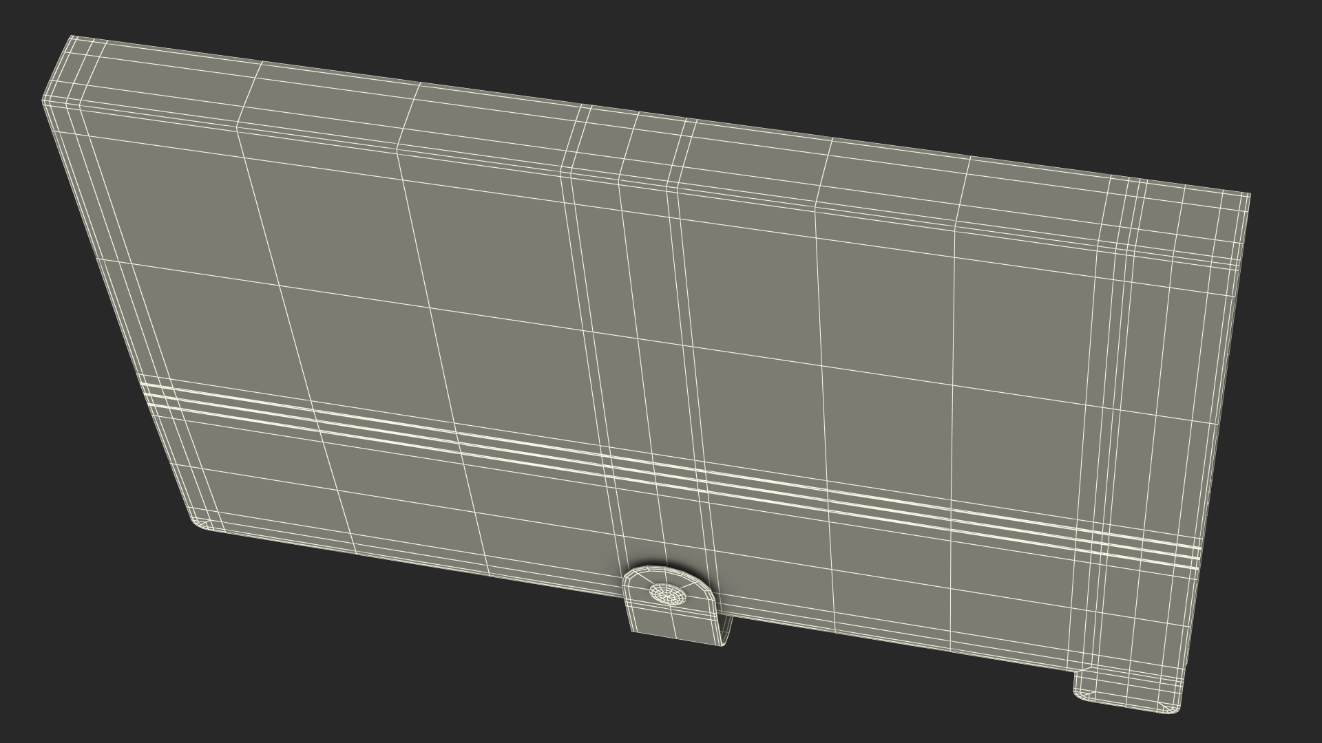 Plastic Folder Empty Closed 3D