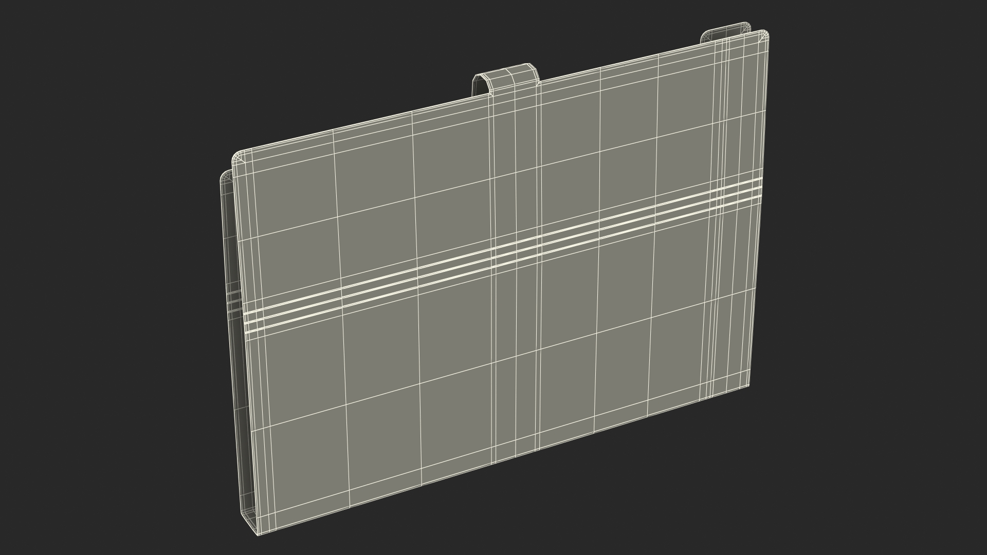 Plastic Folder Empty Closed 3D