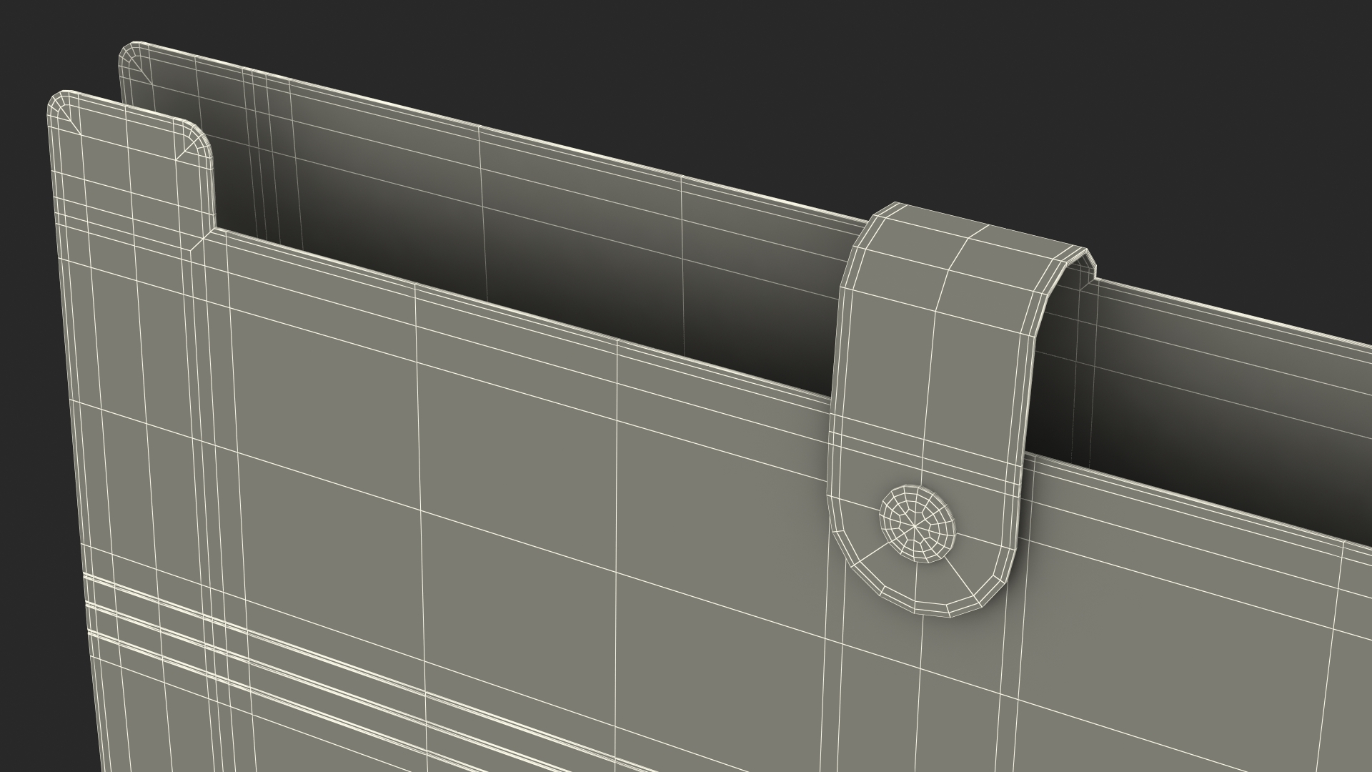 Plastic Folder Empty Closed 3D