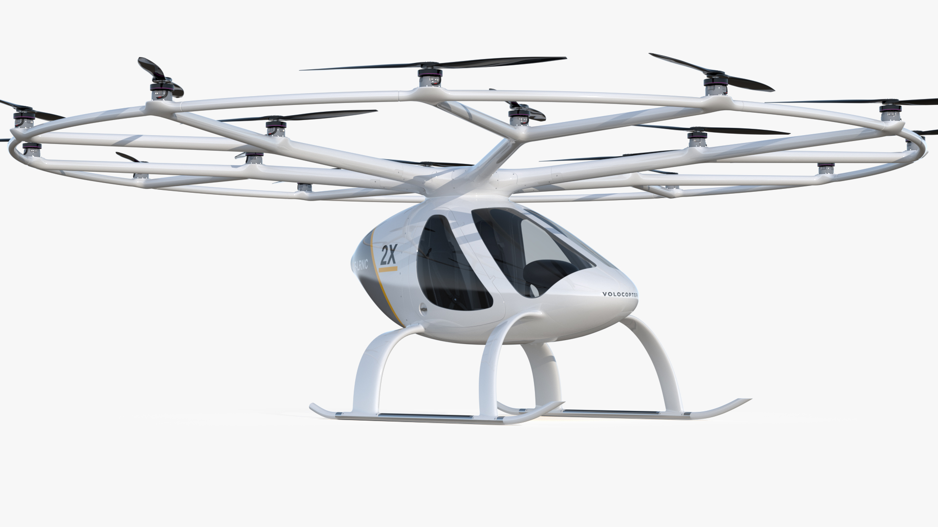 3D E-Volo VC 400 Volocopter Rigged
