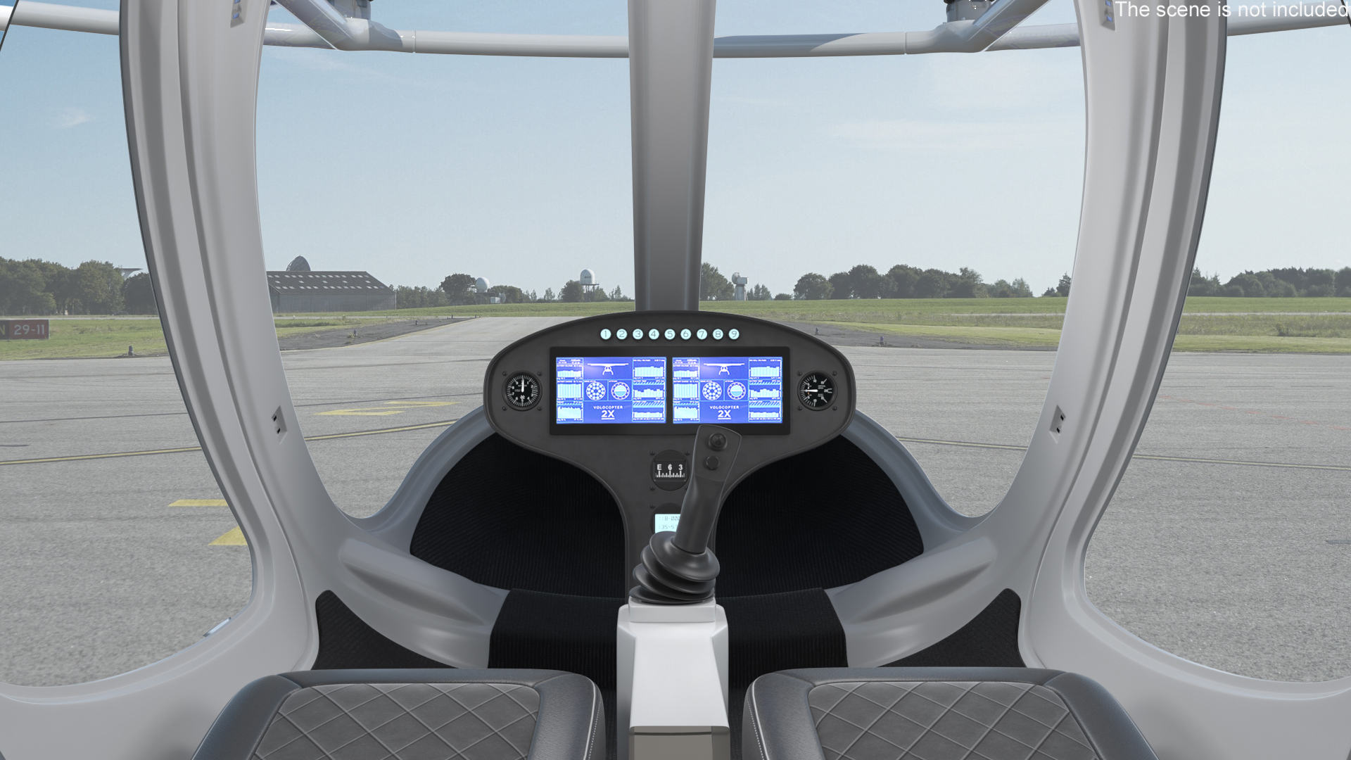 3D E-Volo VC 400 Volocopter Rigged