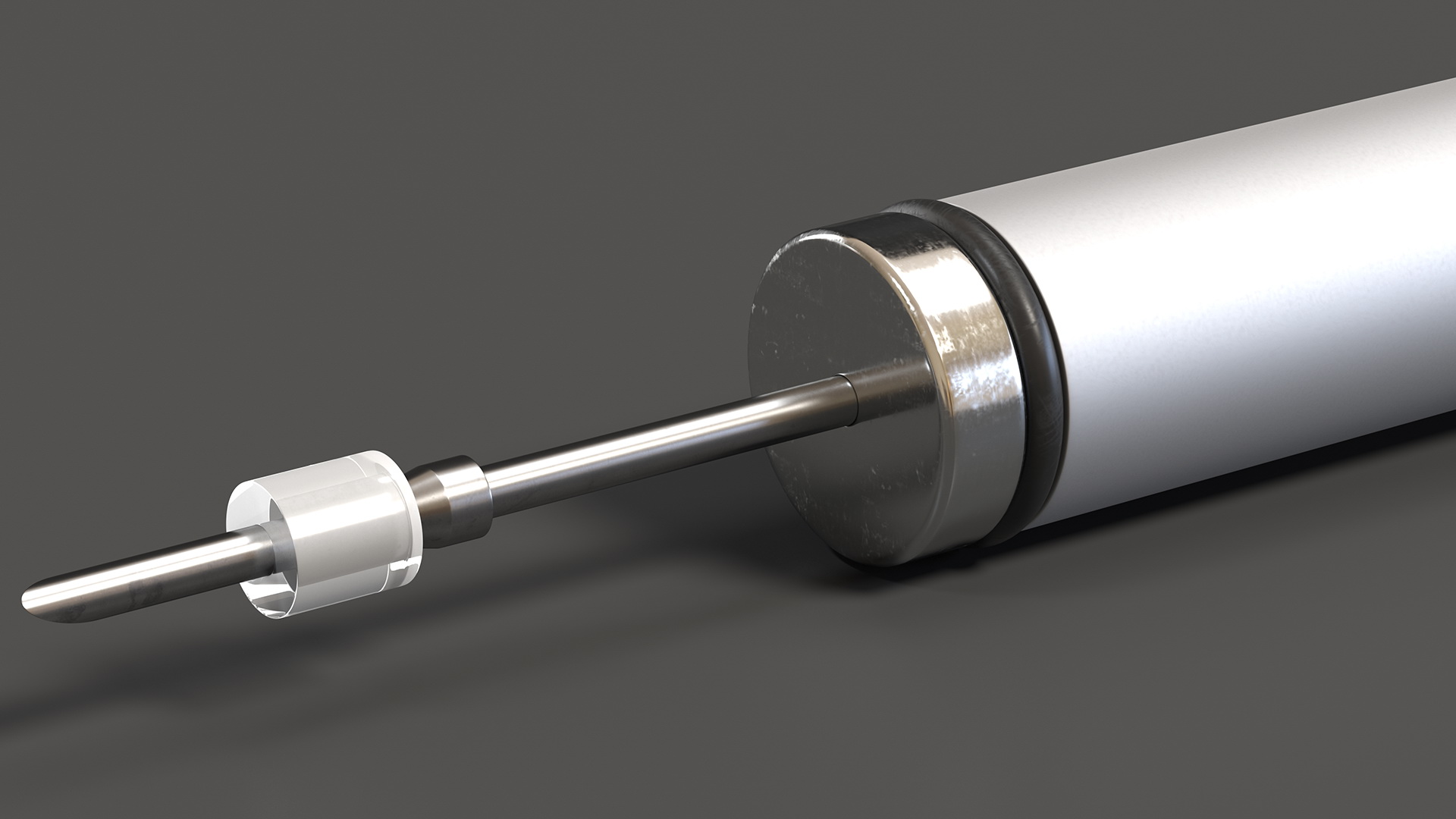 3D Aluminium Reusable Dart Syringe