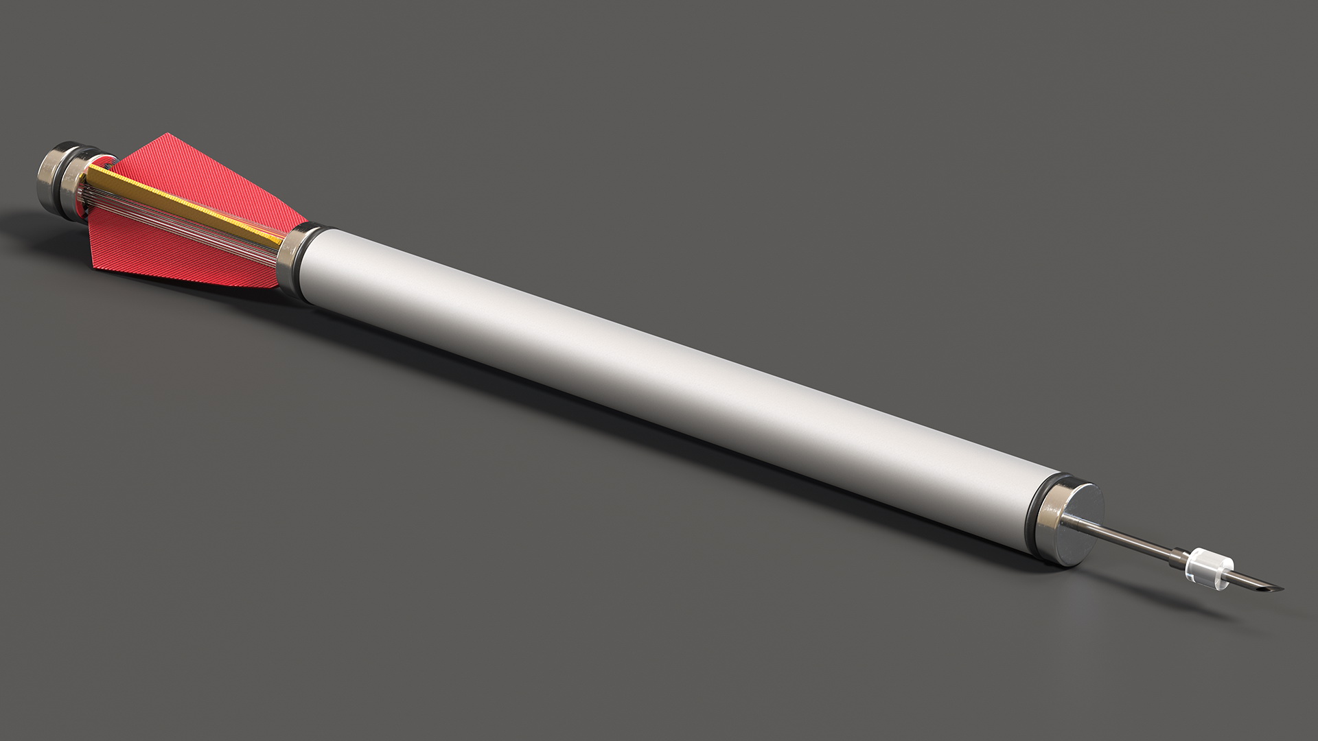 3D Aluminium Reusable Dart Syringe