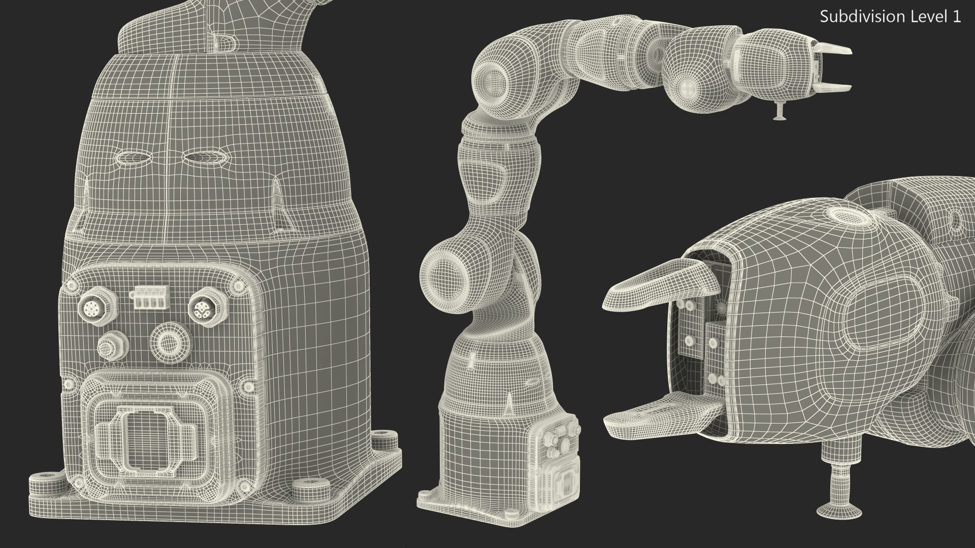 ABB YuMi IRB 14050 Single Arm Collaborative Robot 3D model