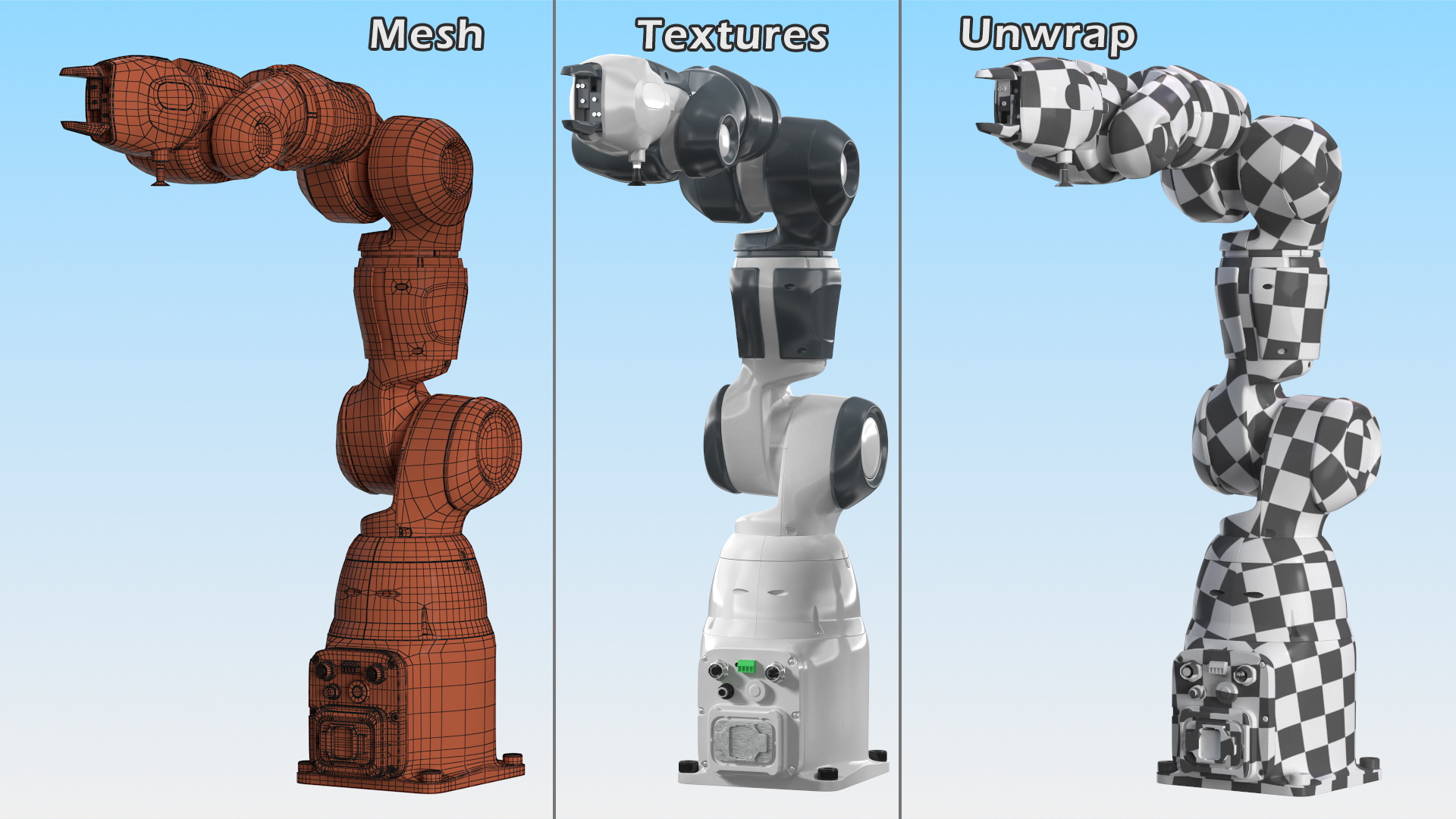ABB YuMi IRB 14050 Single Arm Collaborative Robot 3D model
