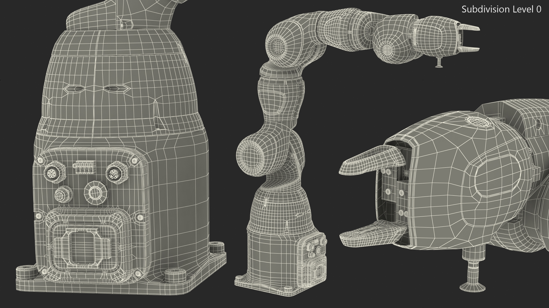 ABB YuMi IRB 14050 Single Arm Collaborative Robot 3D model