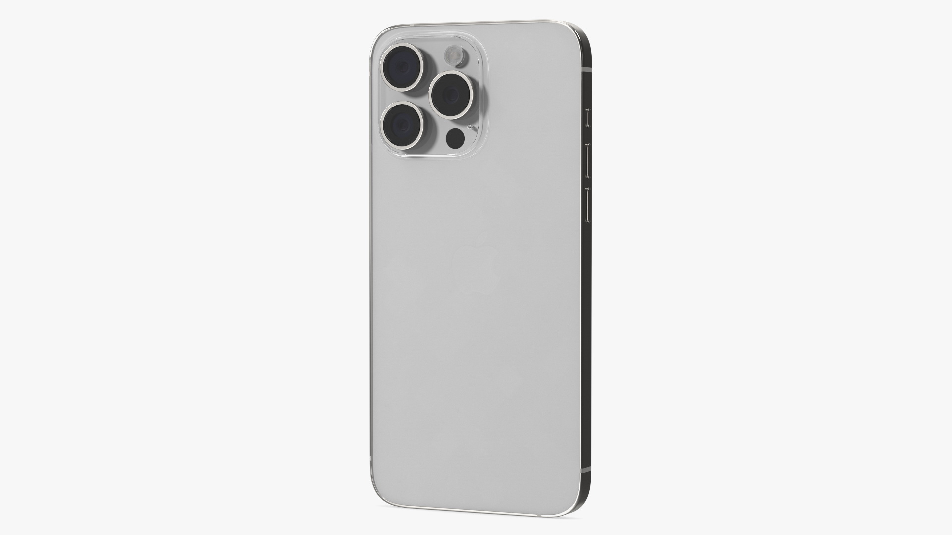 3D Apple IPhone 15 Pro Max White Titanium model