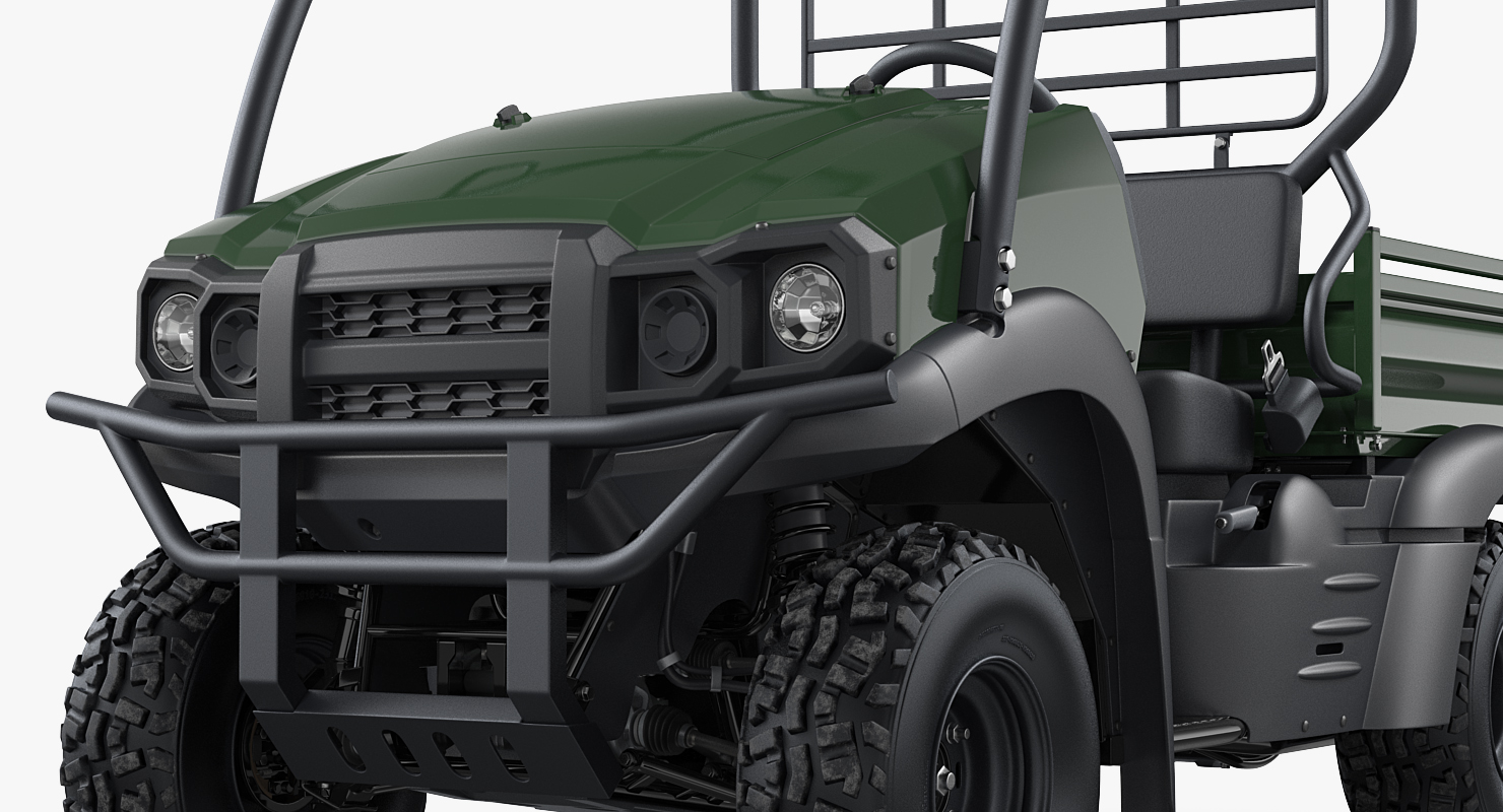 4x4 ATV Rigged 3D model