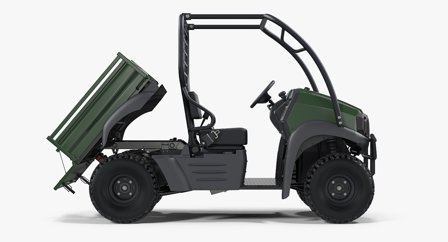 4x4 ATV Rigged 3D model
