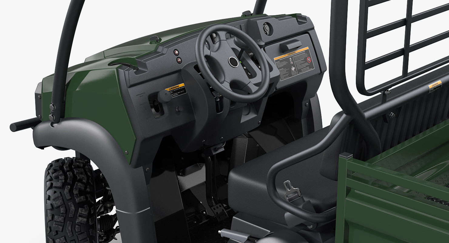 4x4 ATV Rigged 3D model