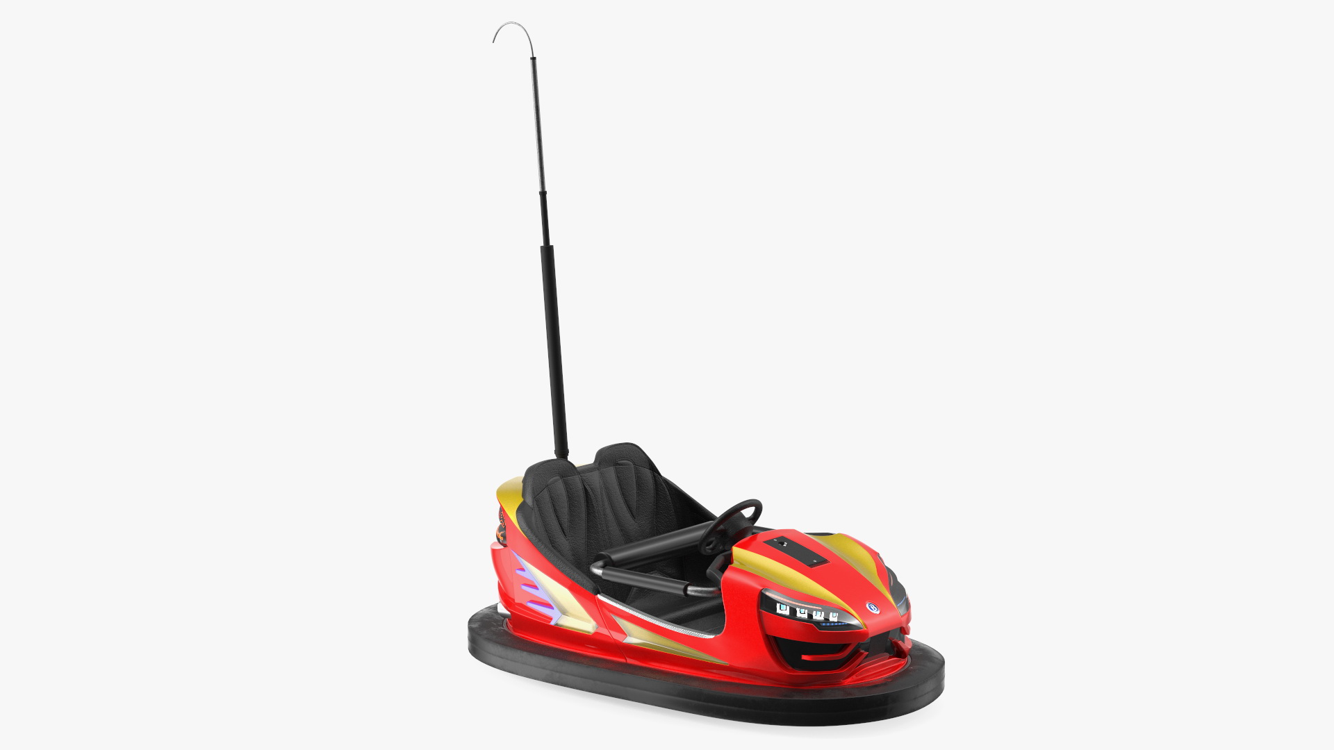 3D Bertazzon Bumper Car Electric Red model