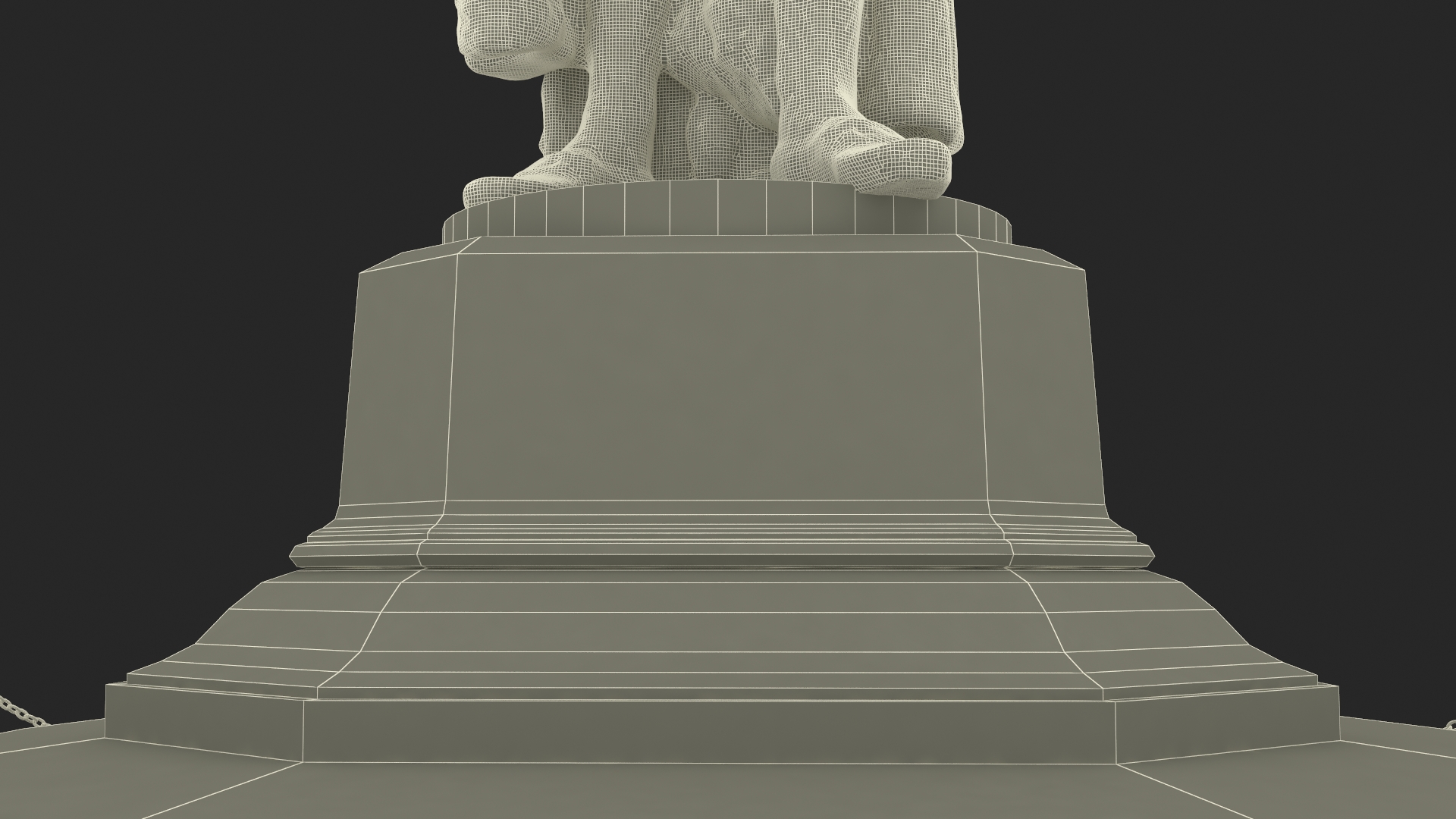 3D Thomas Jefferson Statue for 3D Print