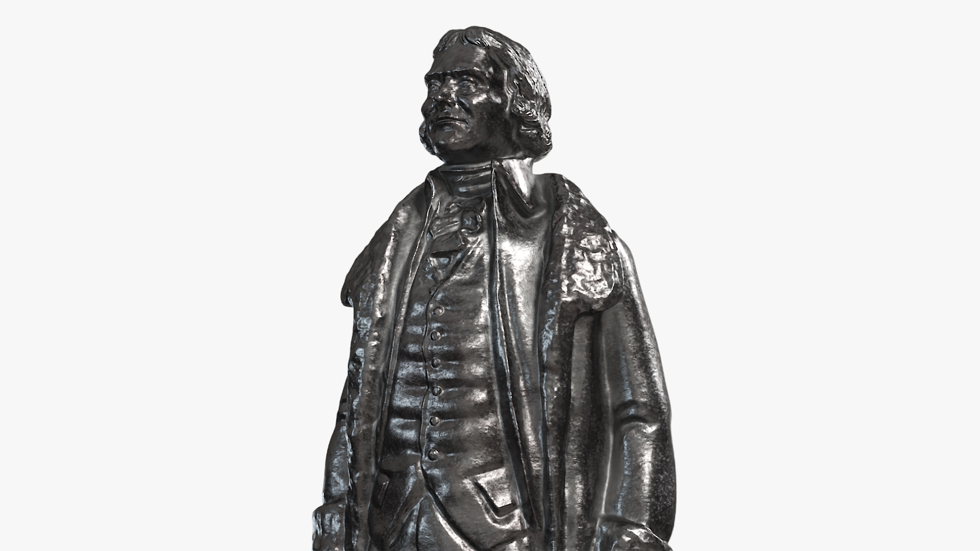 3D Thomas Jefferson Statue for 3D Print