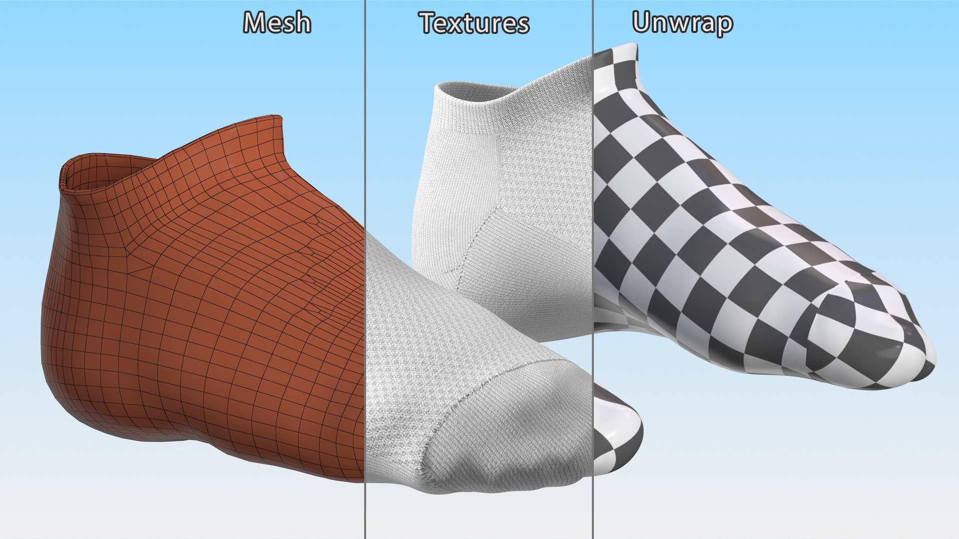 3D Socks Nike Grey on The Foot Standing