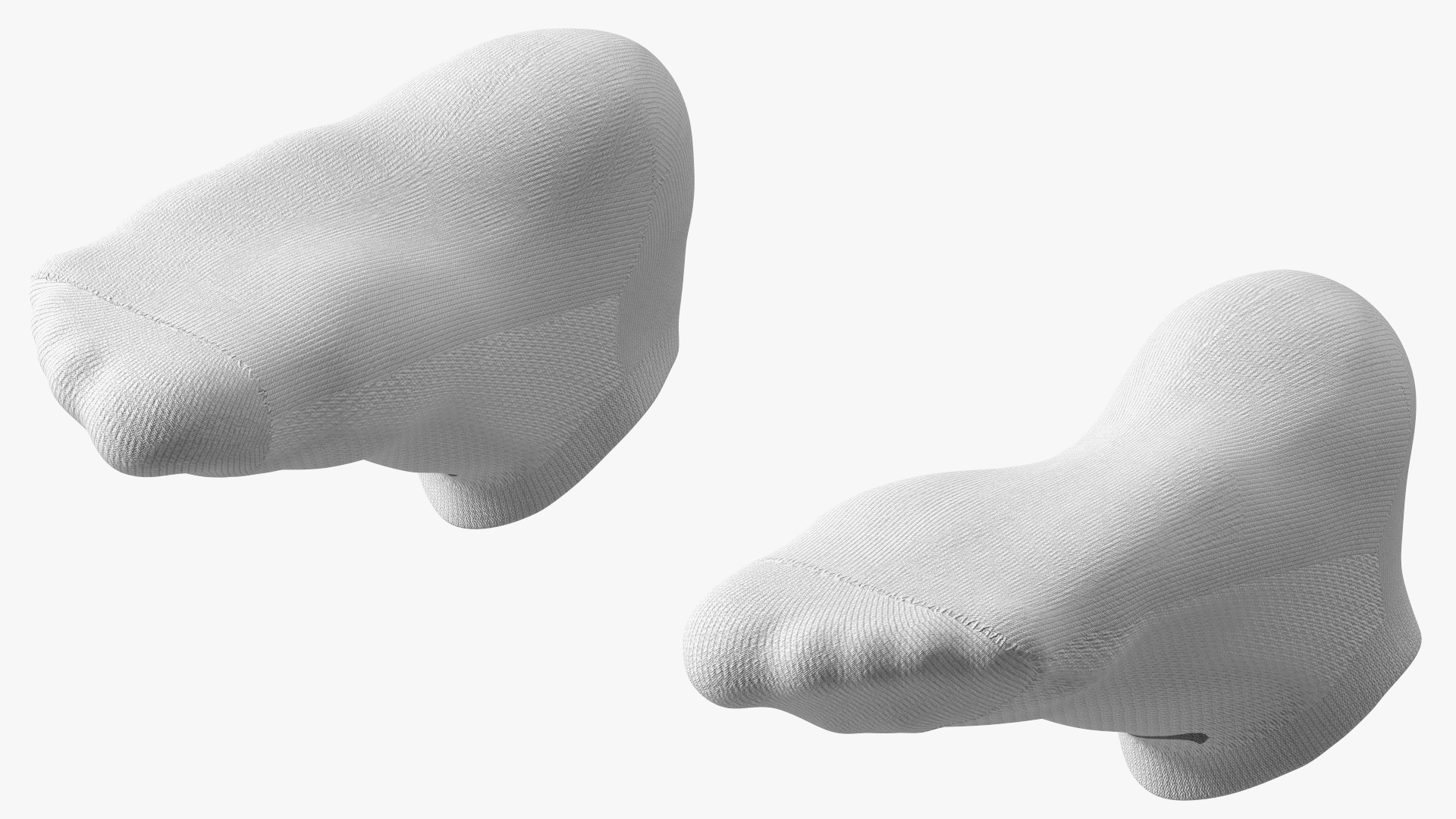 3D Socks Nike Grey on The Foot Standing