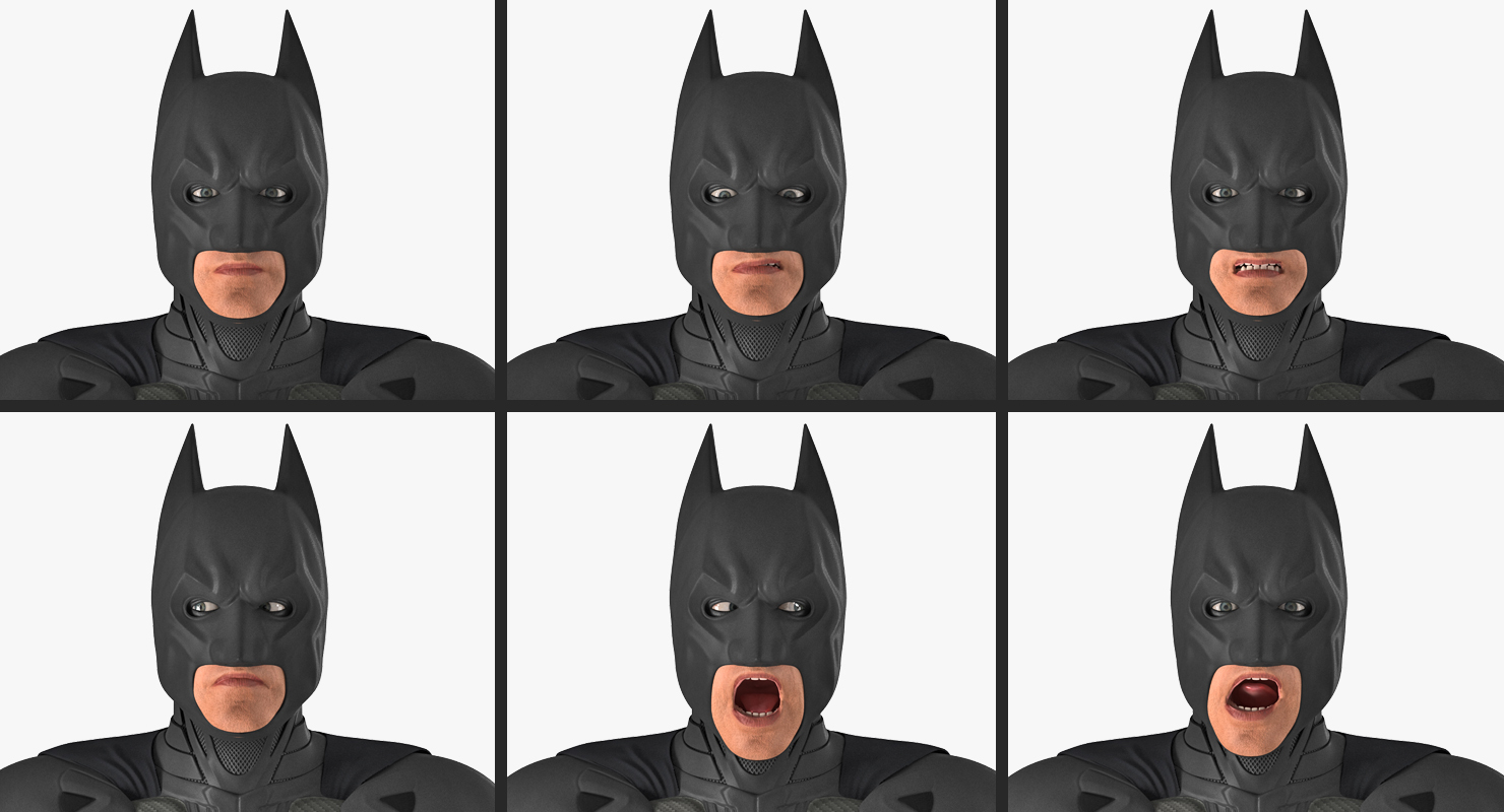 3D Batman Rigged model