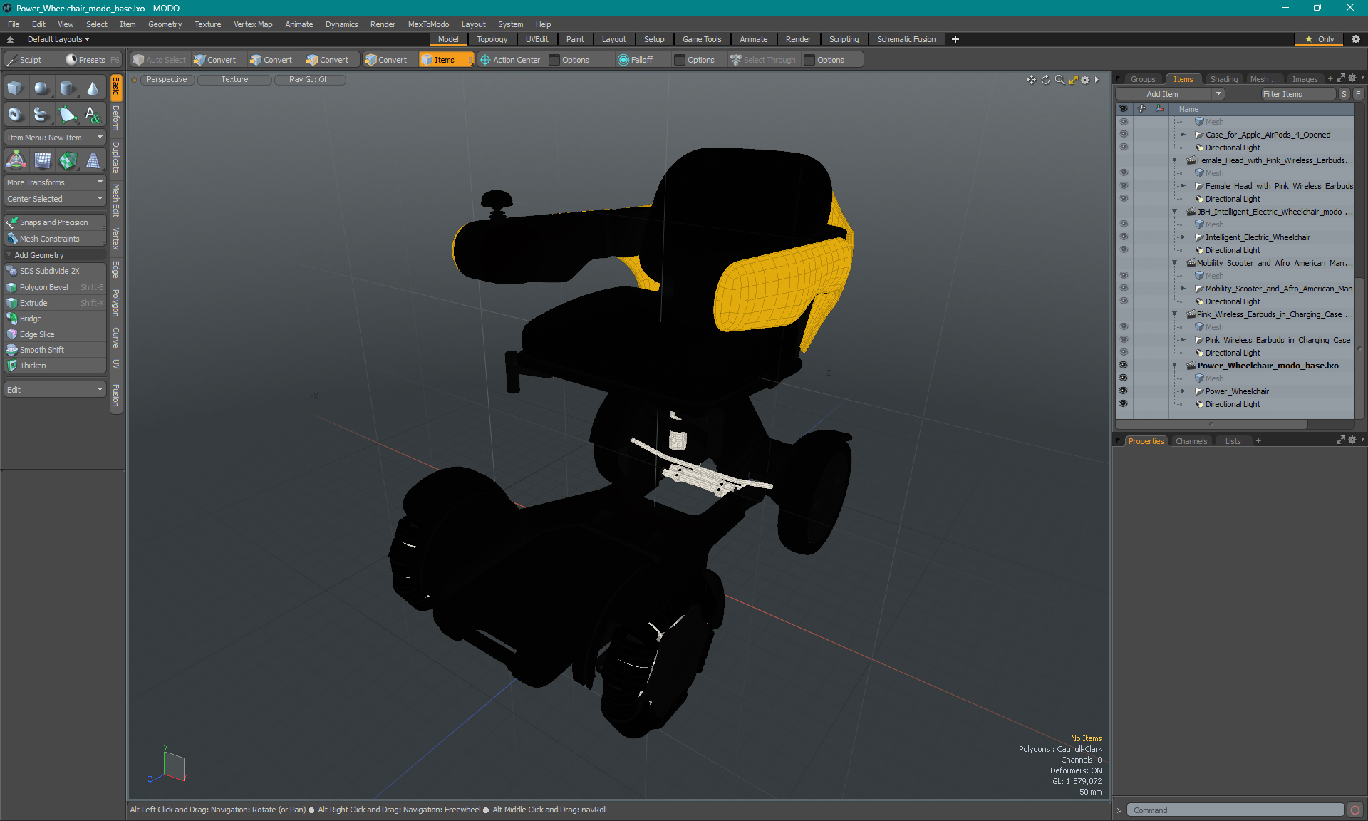 3D Power Wheelchair