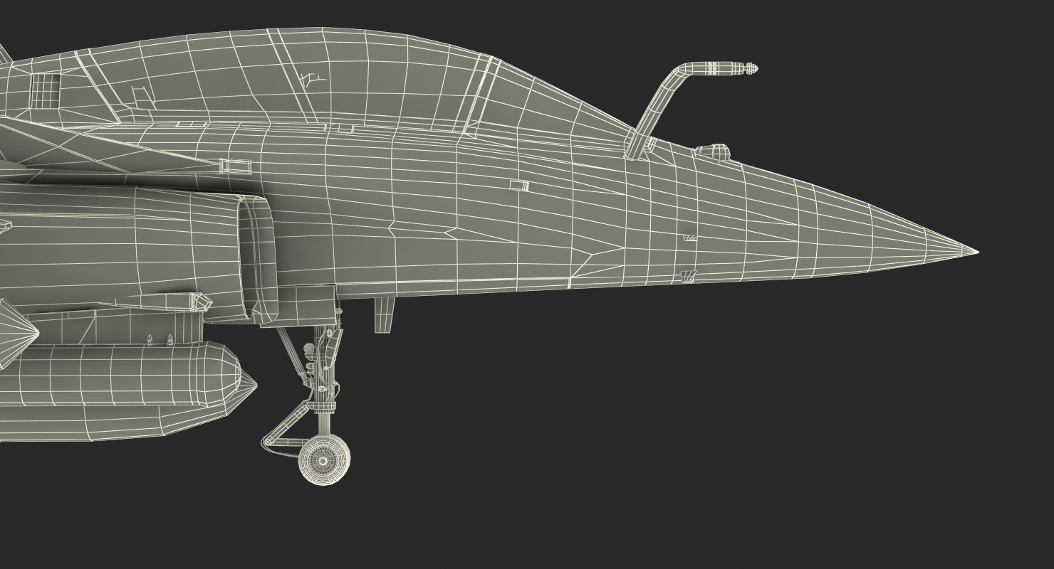 Dassault Rafale Rigged 3D