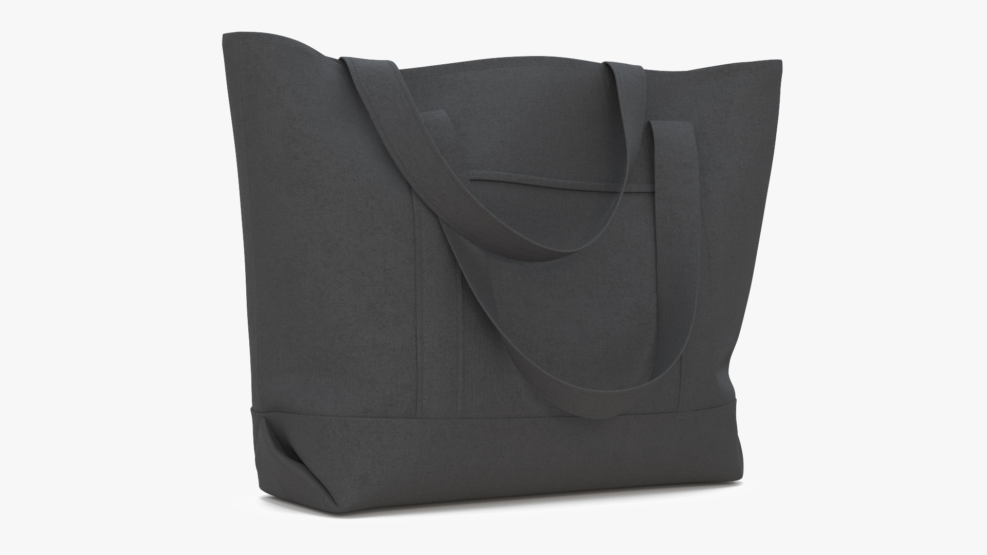 Travel Tote Black 3D