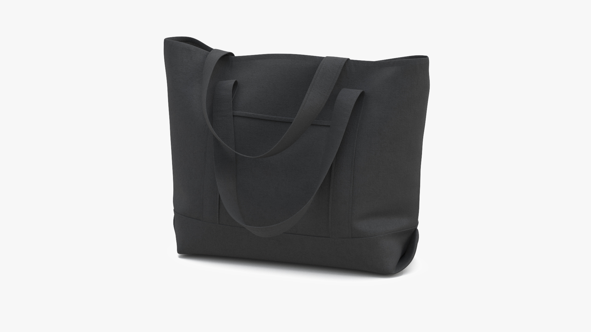 Travel Tote Black 3D