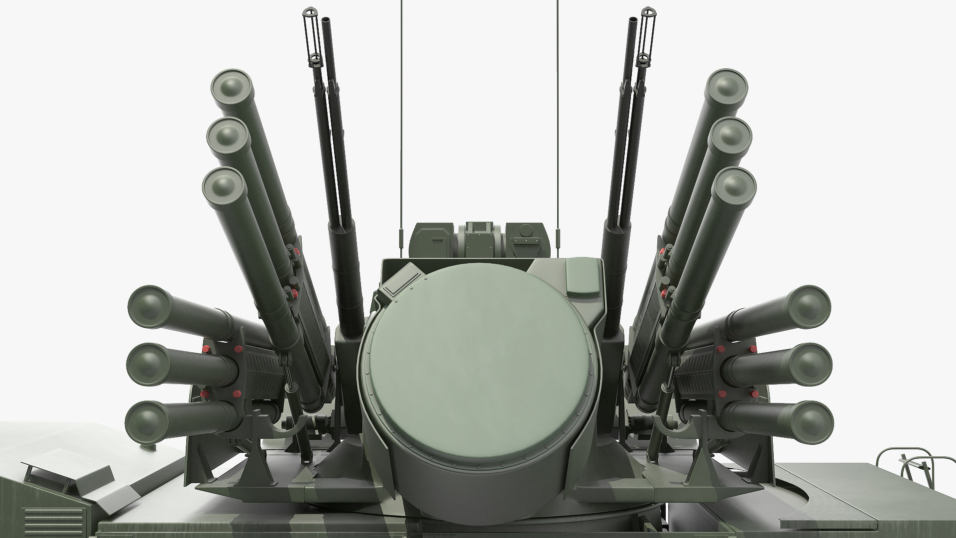 Pantsir S1 SA-22 Greyhound Dirty Rigged 3D model